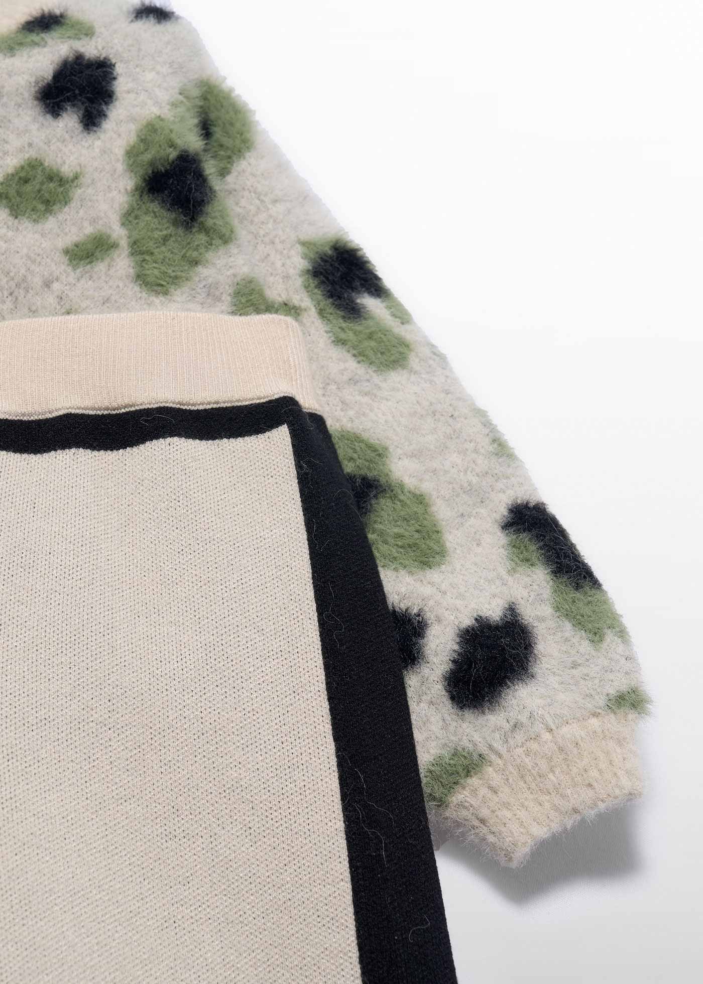 Conjunto pantalón leopardo pelo niña