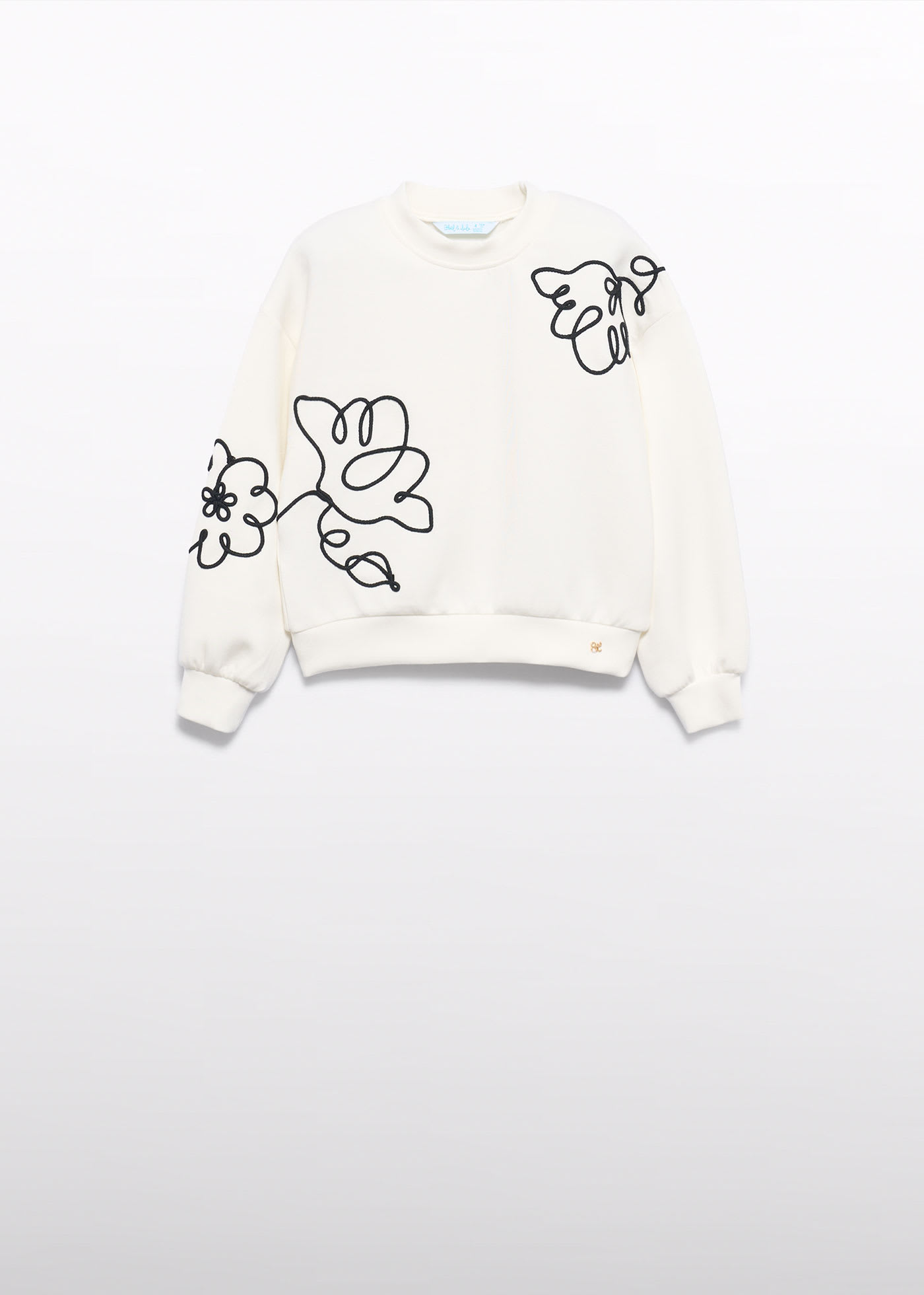 Girl Embroidered Sweatshirt