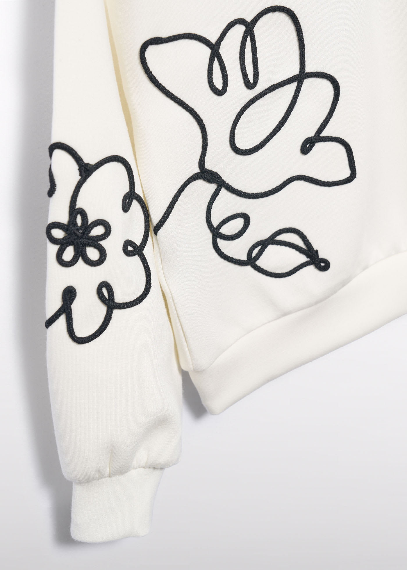Girl Embroidered Sweatshirt
