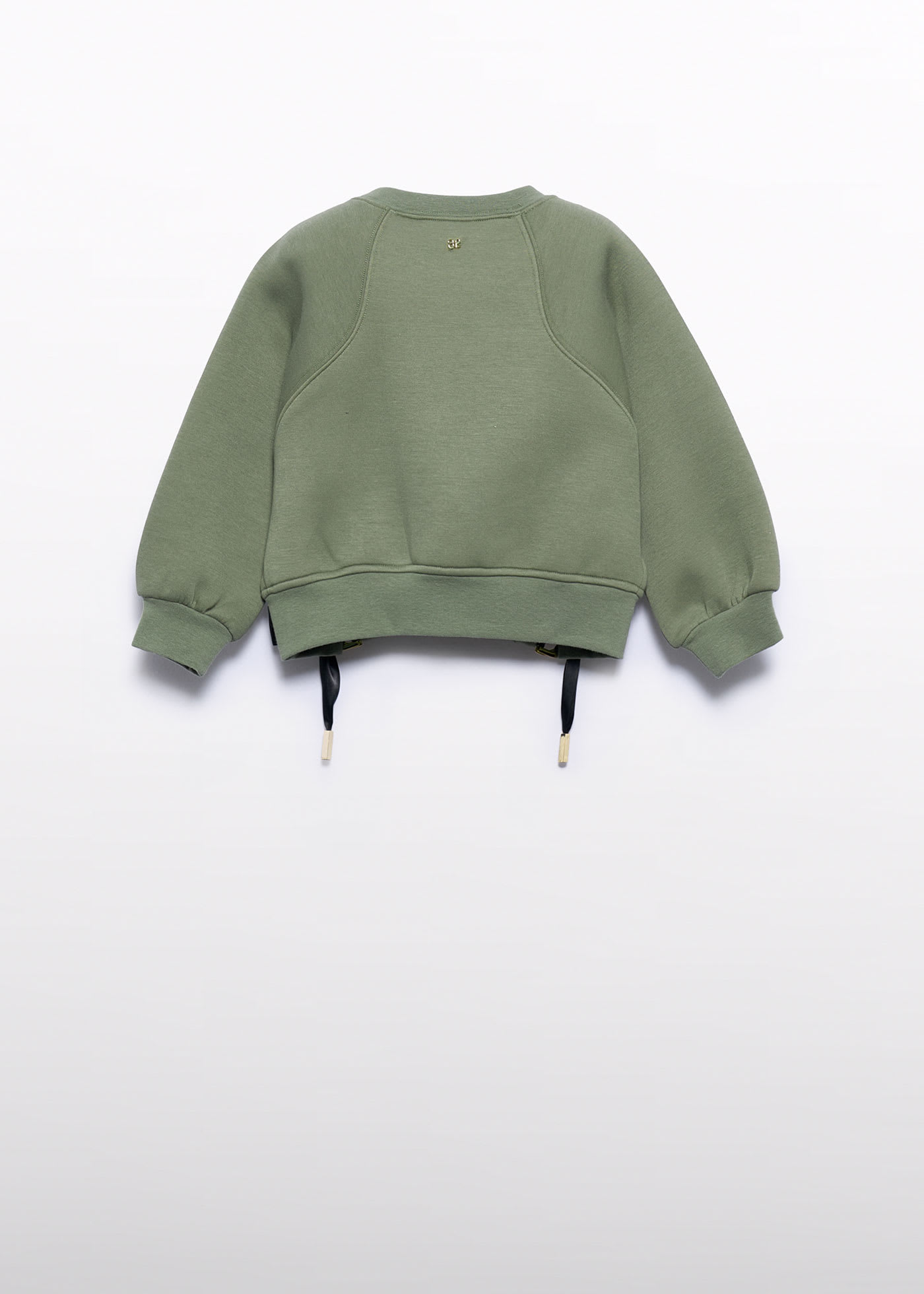 girls jumper with lace detail