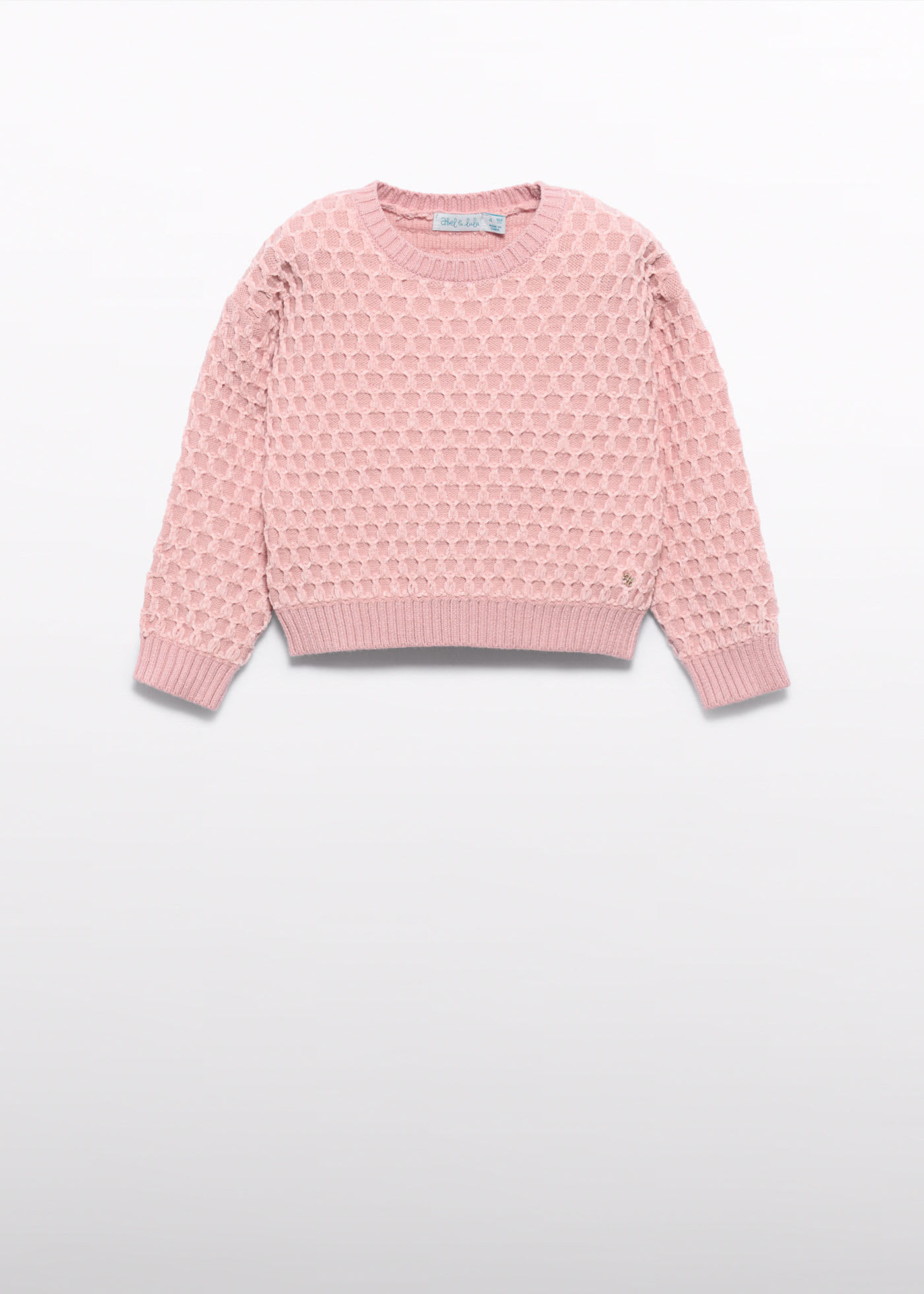 Jersey jacquard chenilla niña