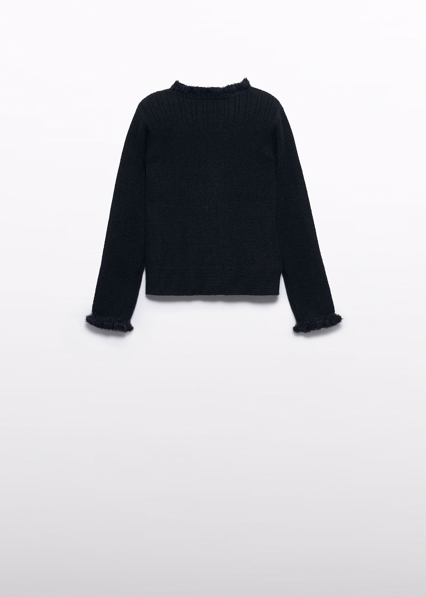 Girl Ribbed Knit Turtleneck
