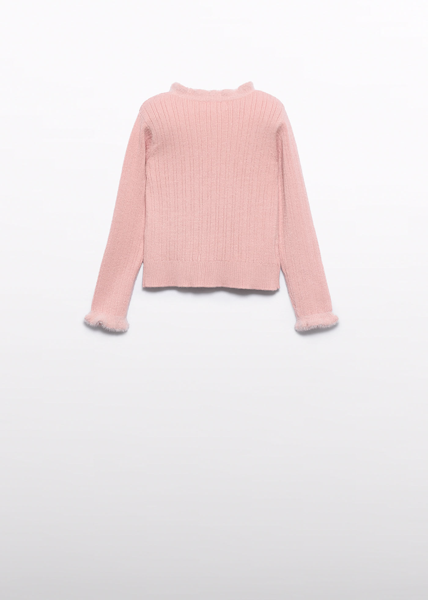 Girl Ribbed Knit Turtleneck