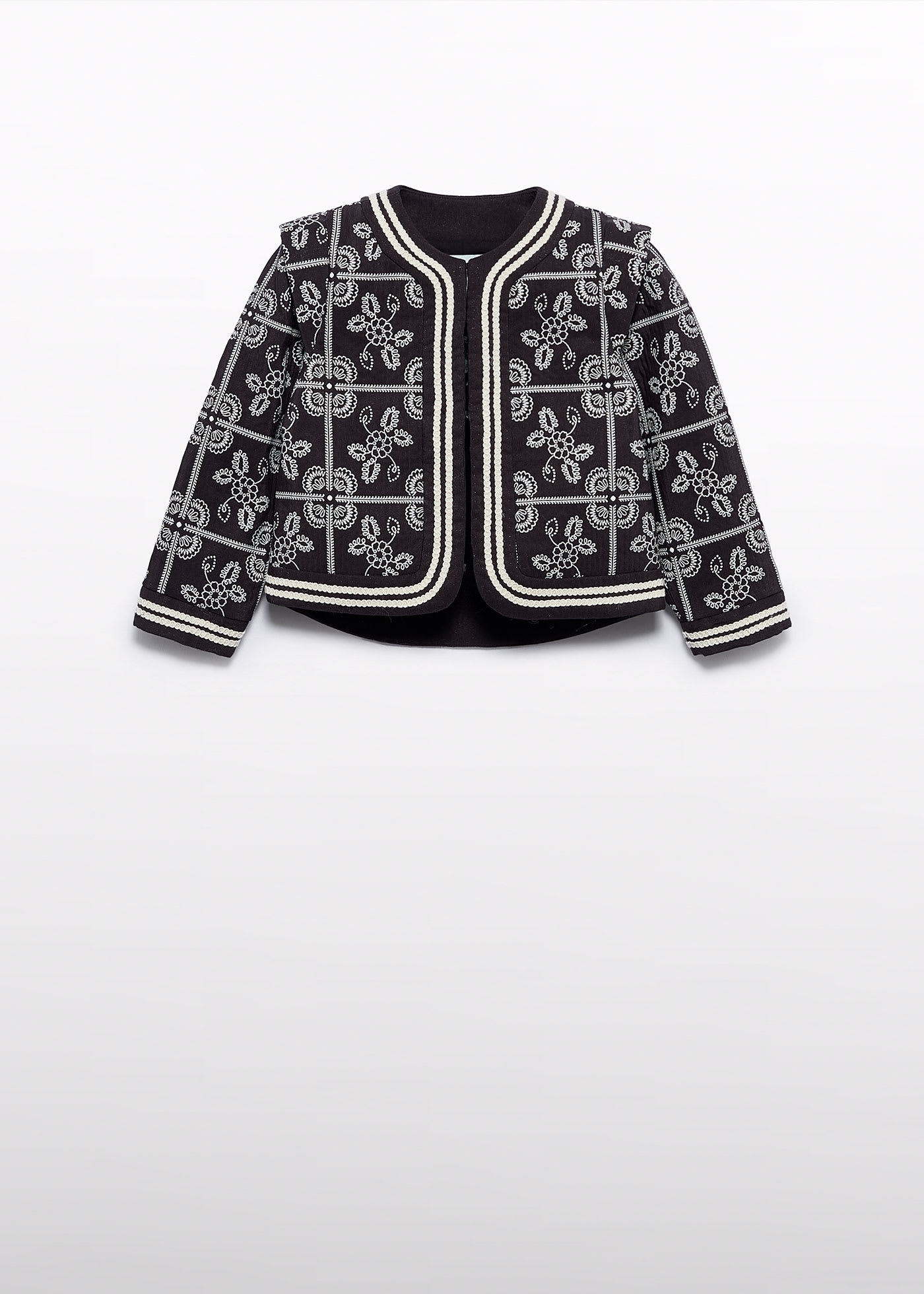 Veste jacquard fille
