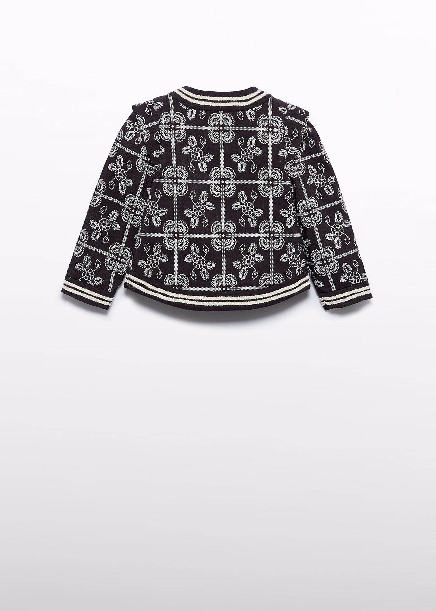 Veste jacquard fille