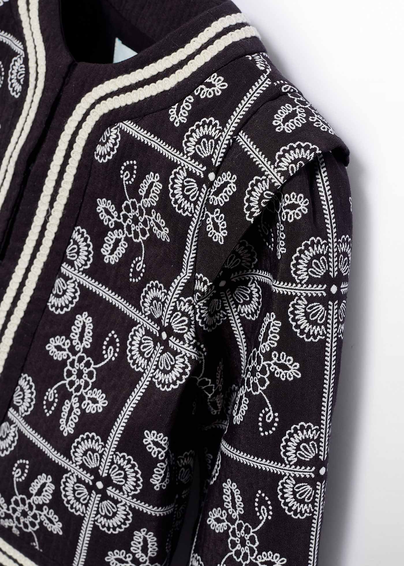 Veste jacquard fille