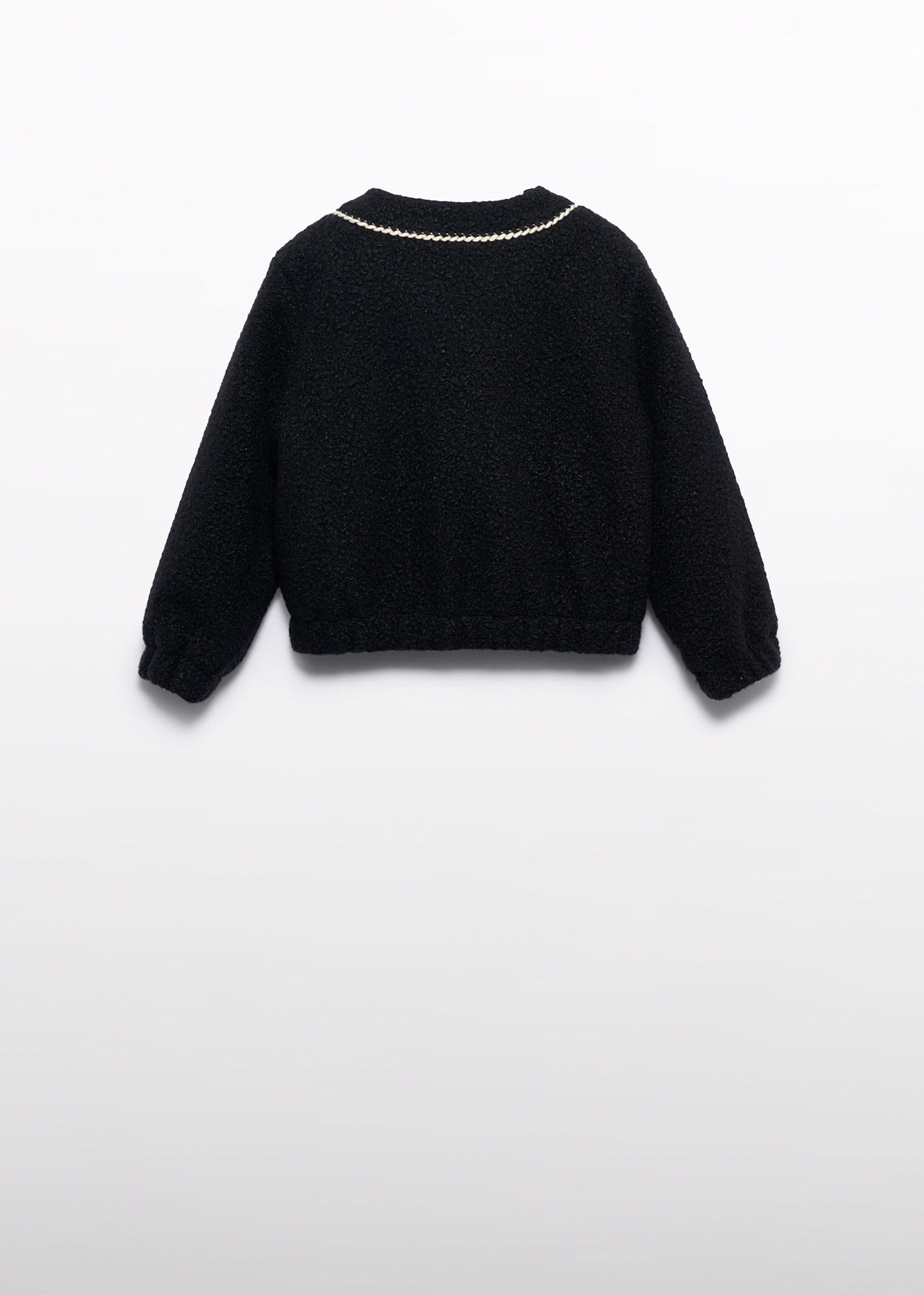 Veste effet moutonné fille