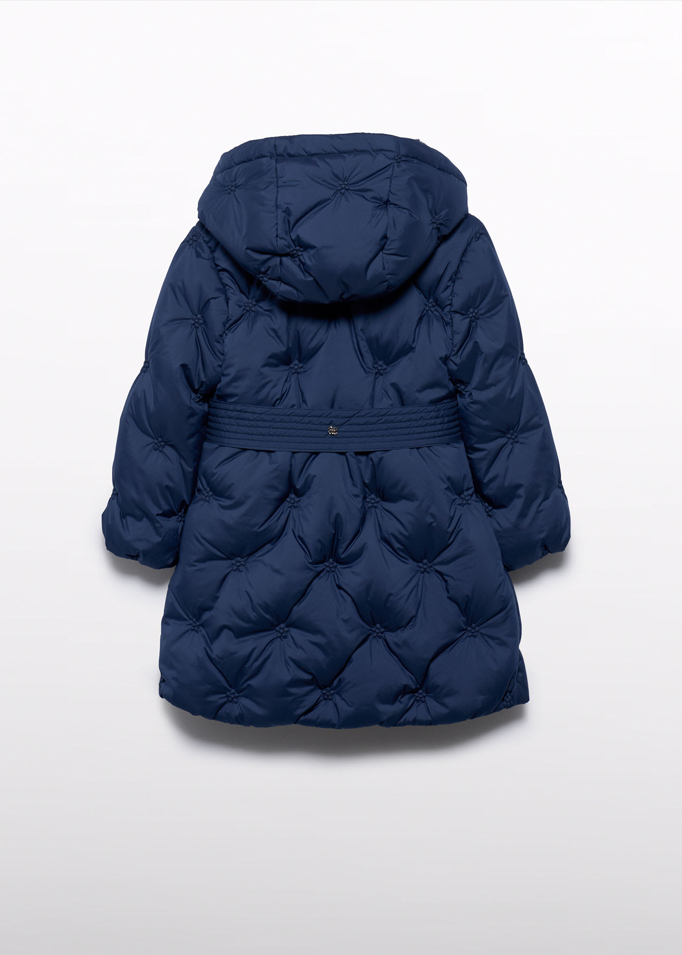 Girls embroidered quilted jacket