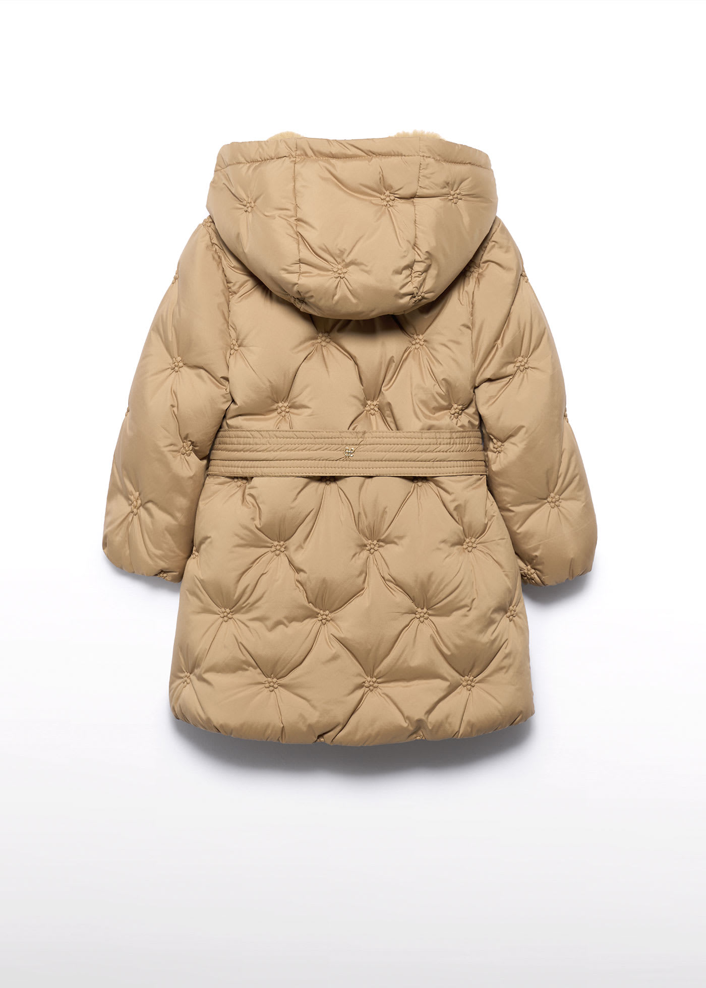 Girls embroidered quilted jacket