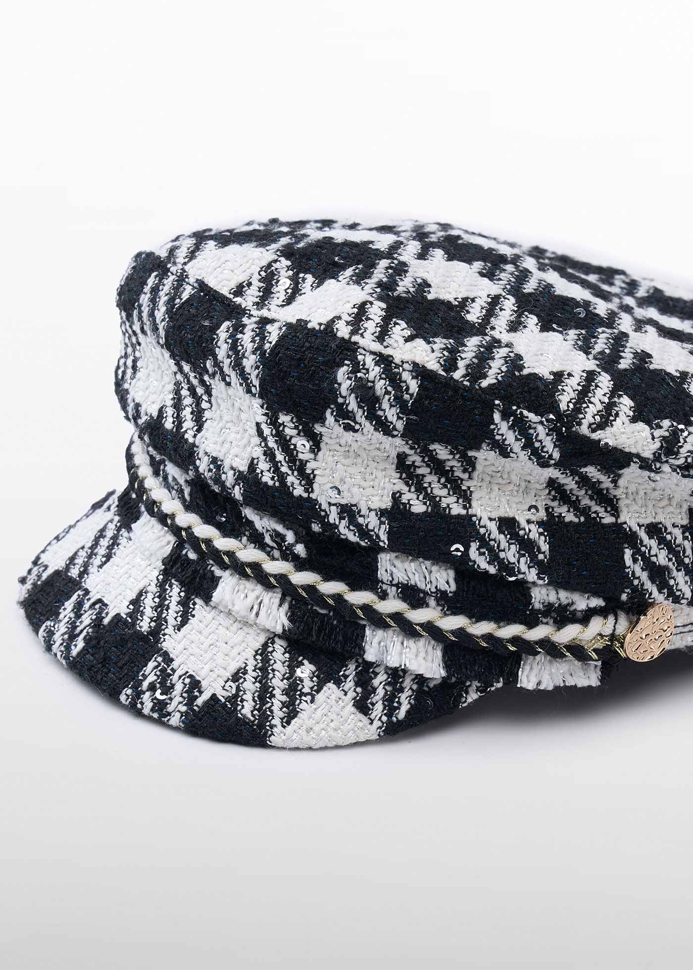 Girls tweed flat cap