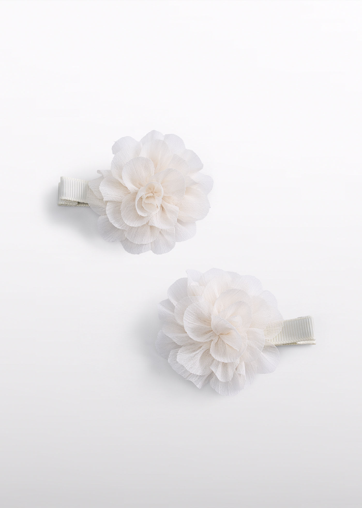 Lot de 2 pinces à fleurs bébé fille