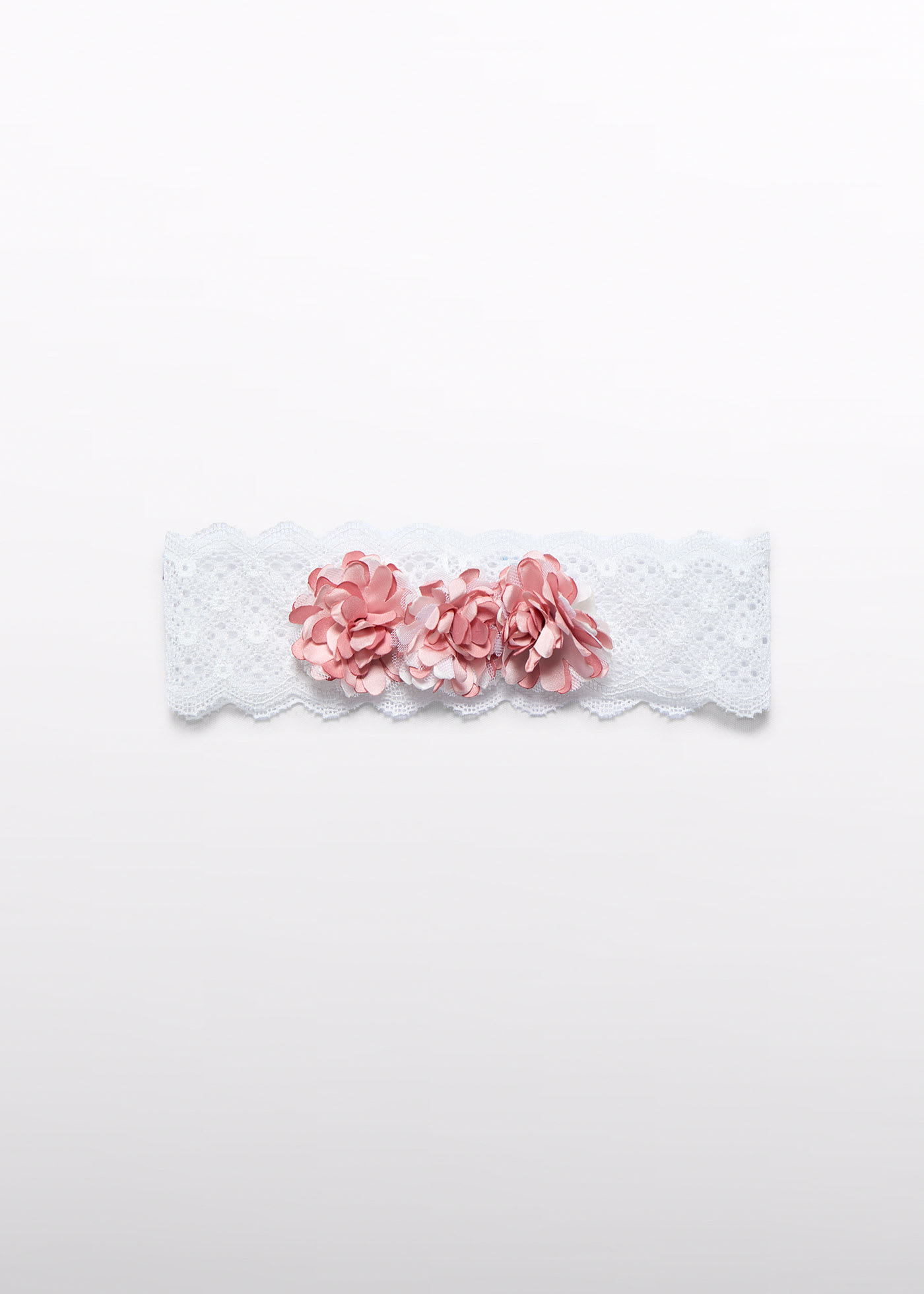 Serre-tête en dentelle bébé fille