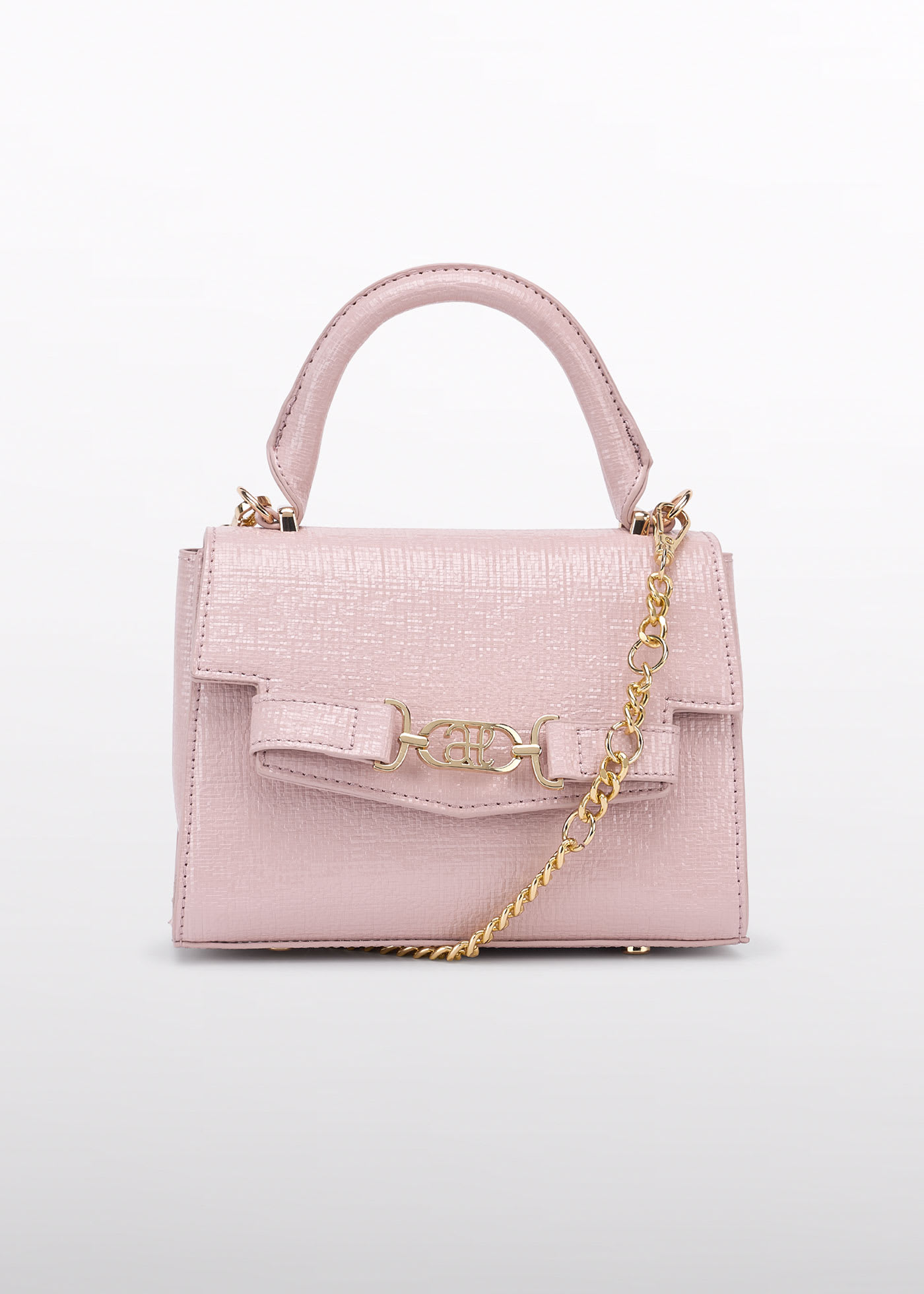Borsa con texture lucida da bambina
