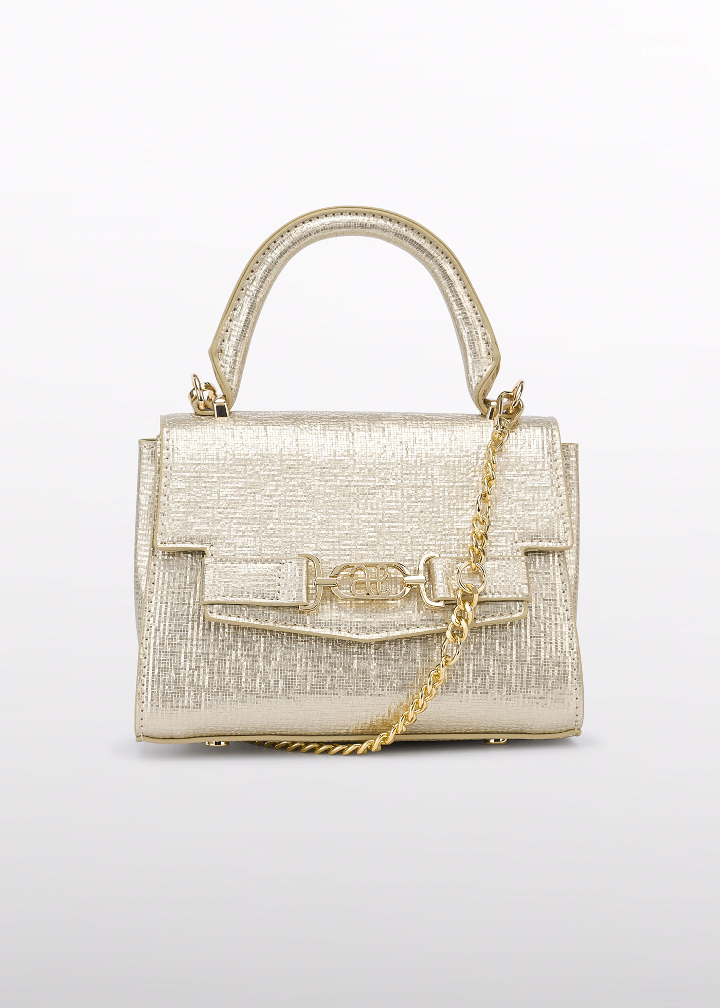 Borsa con texture lucida da bambina