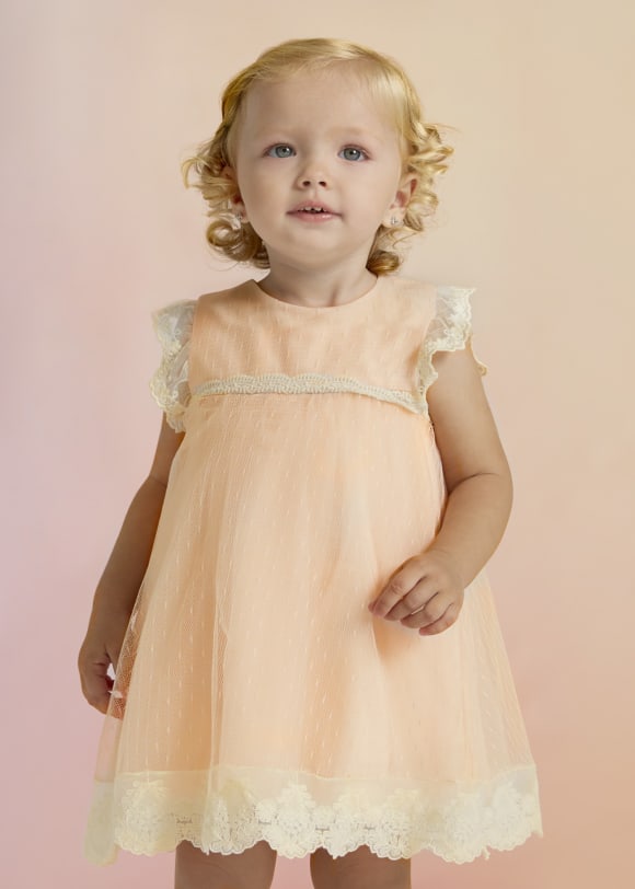 Sukienka niemowlęca z tiulu plumeti
