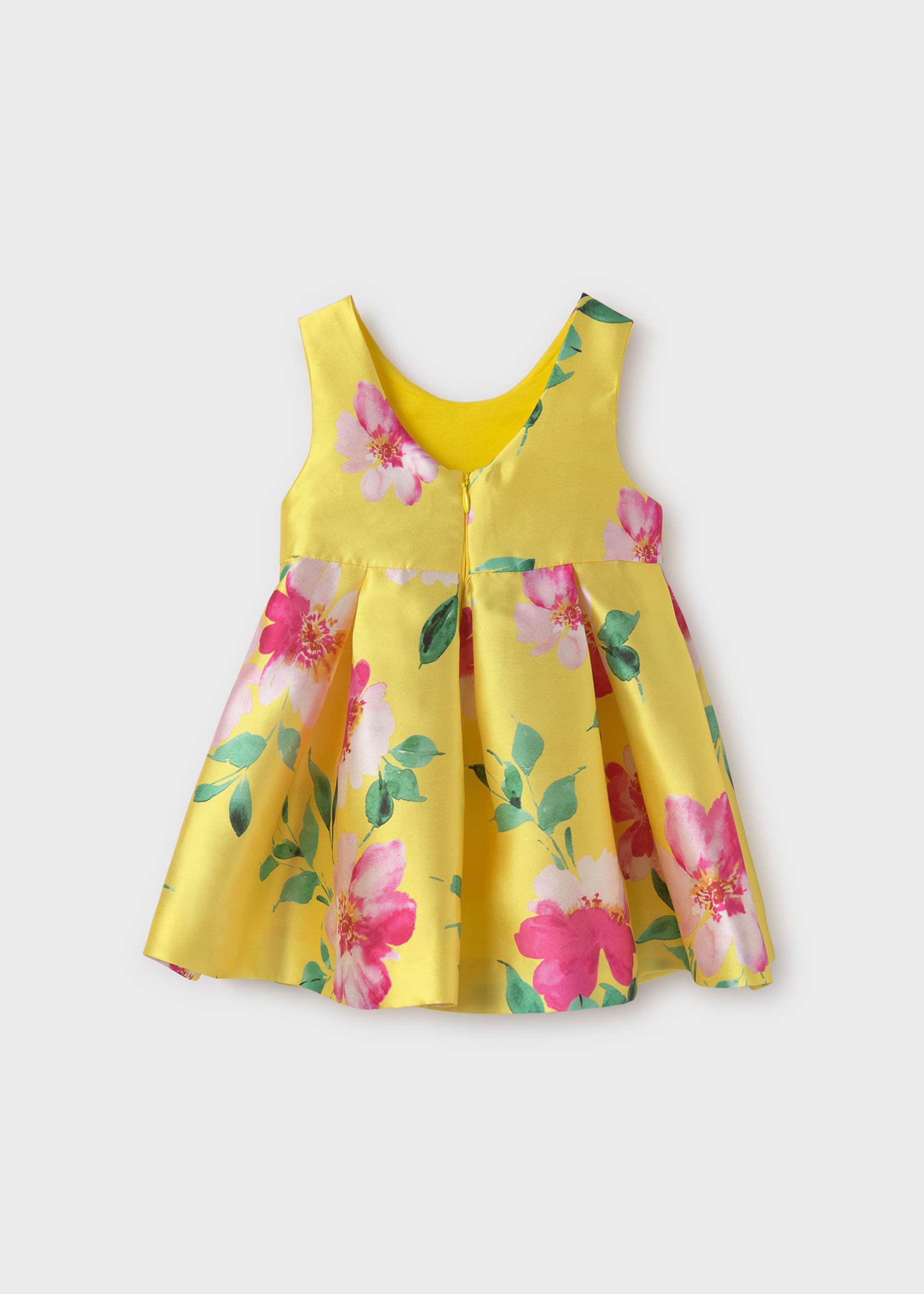 Vestido mikado estampado bebé