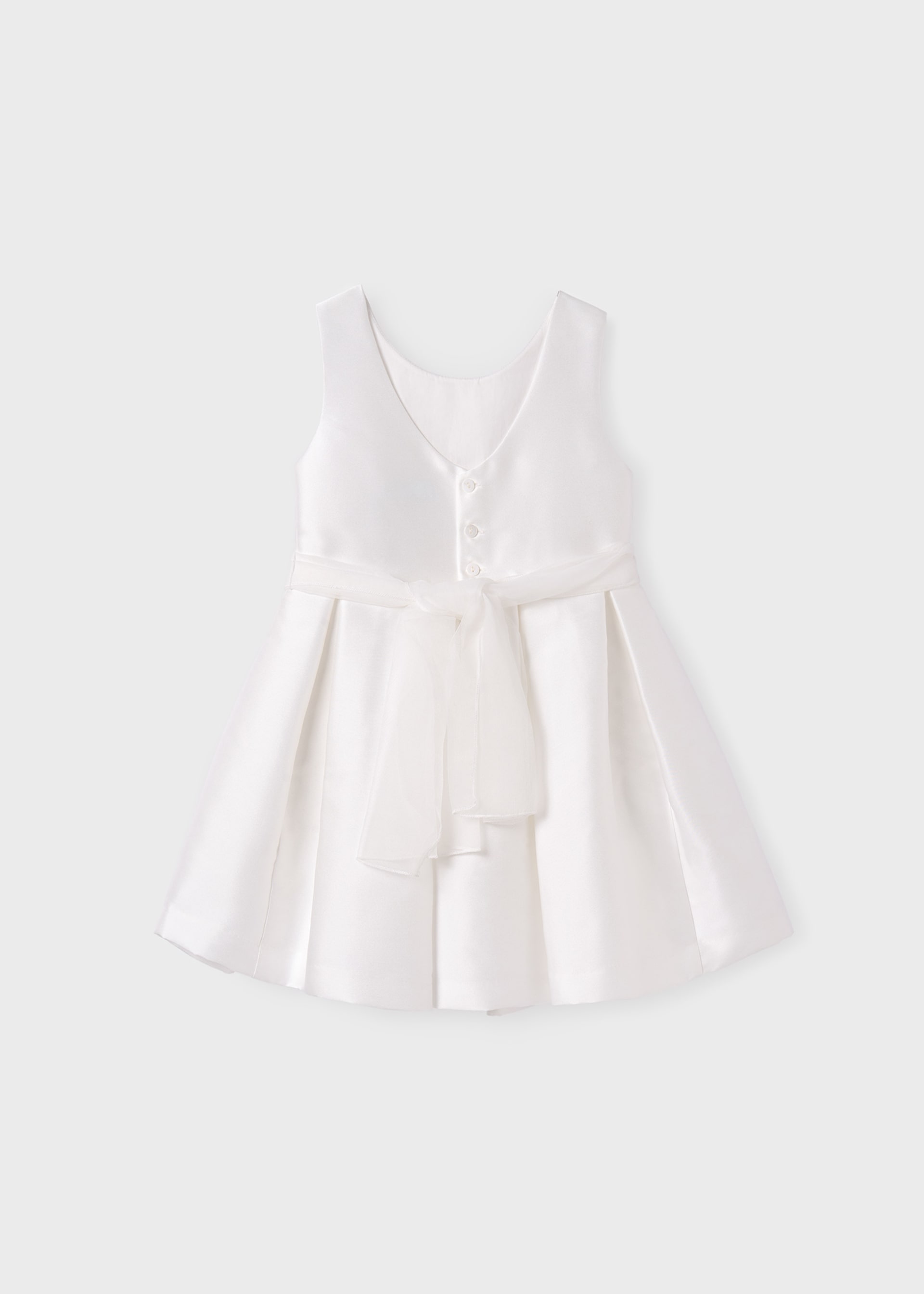 Girl Flower Mikado Dress