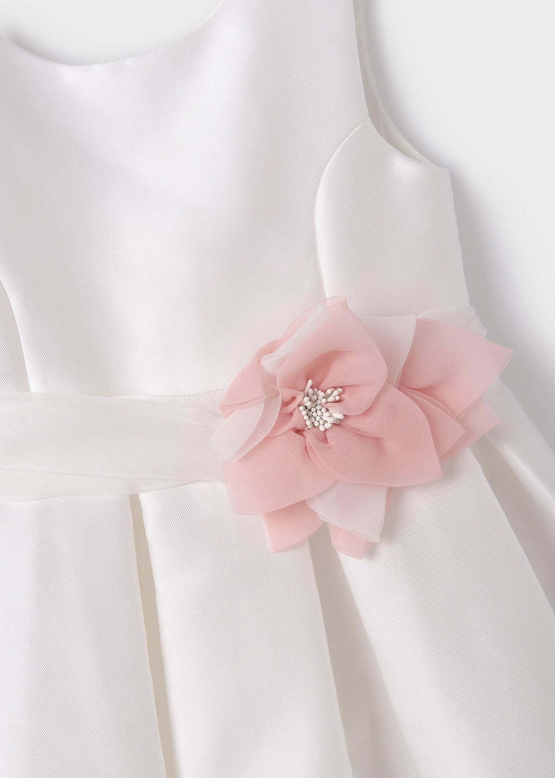 Girl Flower Mikado Dress