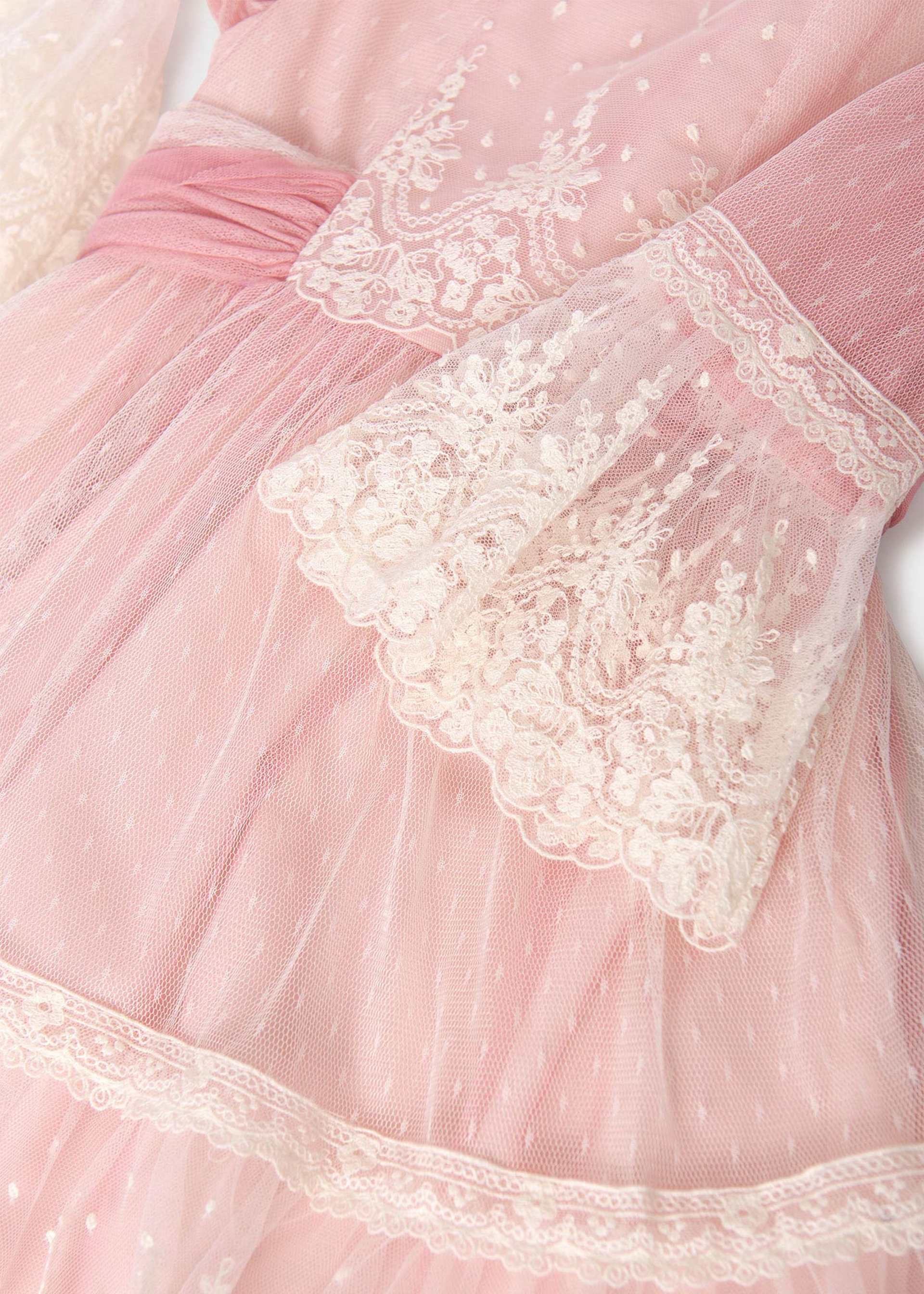 Vestido tul plumeti niña