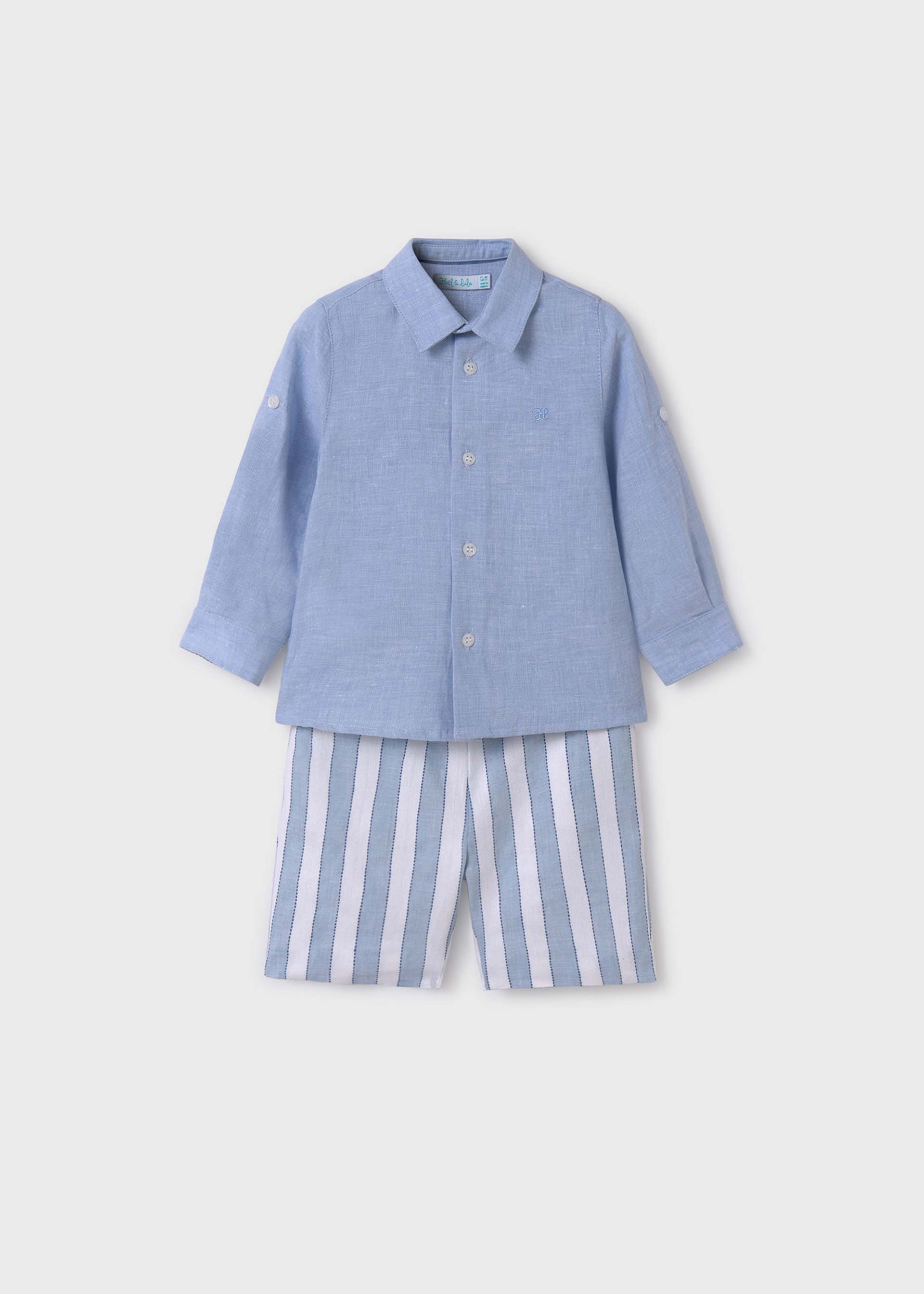 Set bermude dungi si camasa bebe