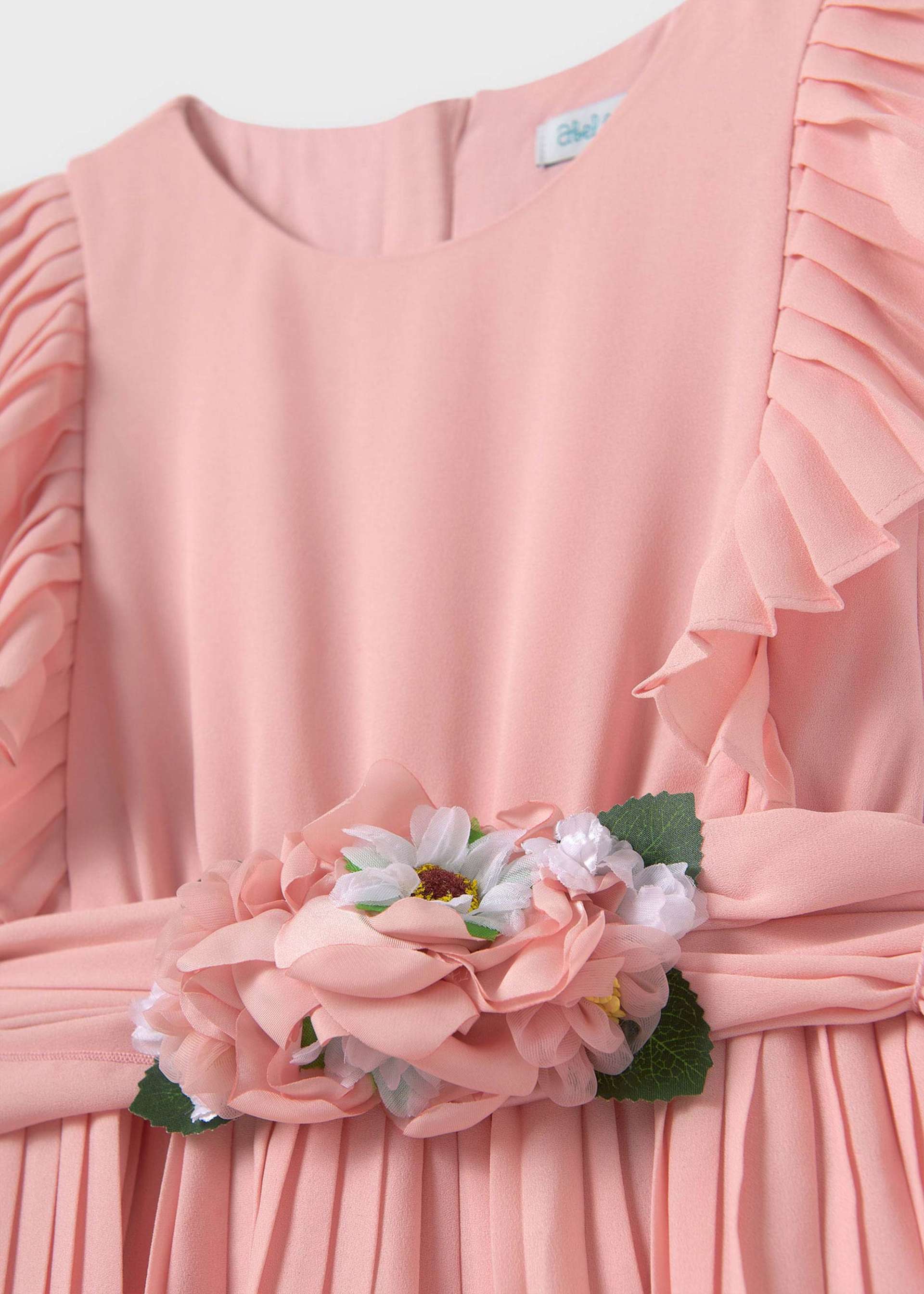 Girl Pleated Chiffon Jumpsuit