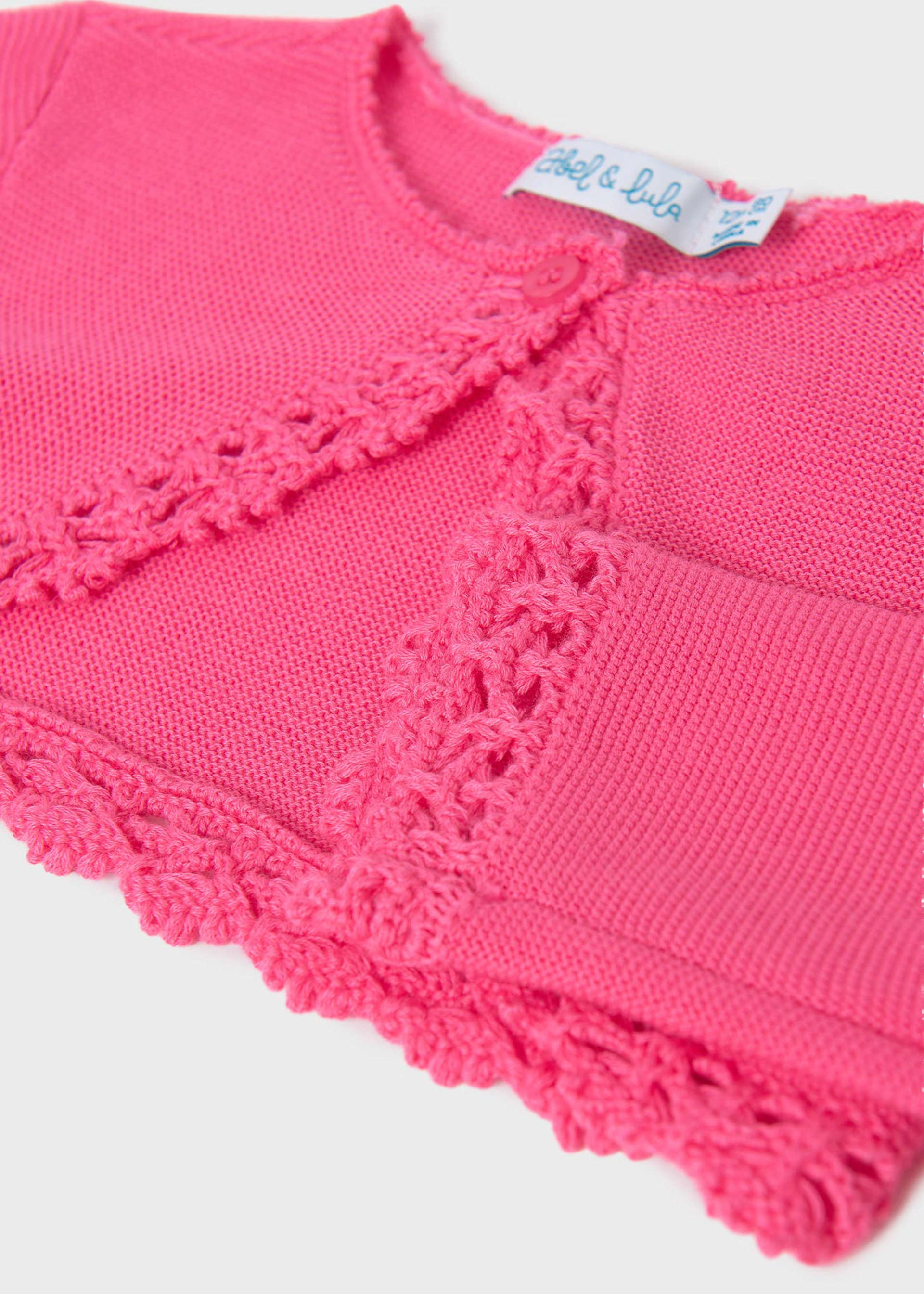 Cardigan tricot bolerino neonata