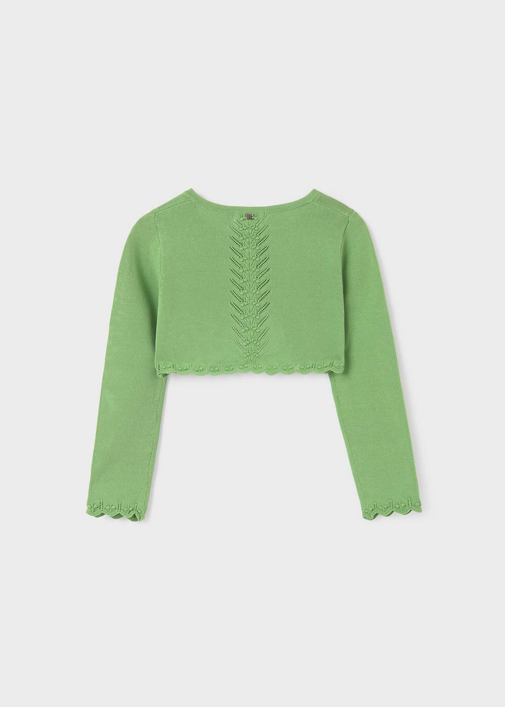 Cardigan tricot bolerino bambina