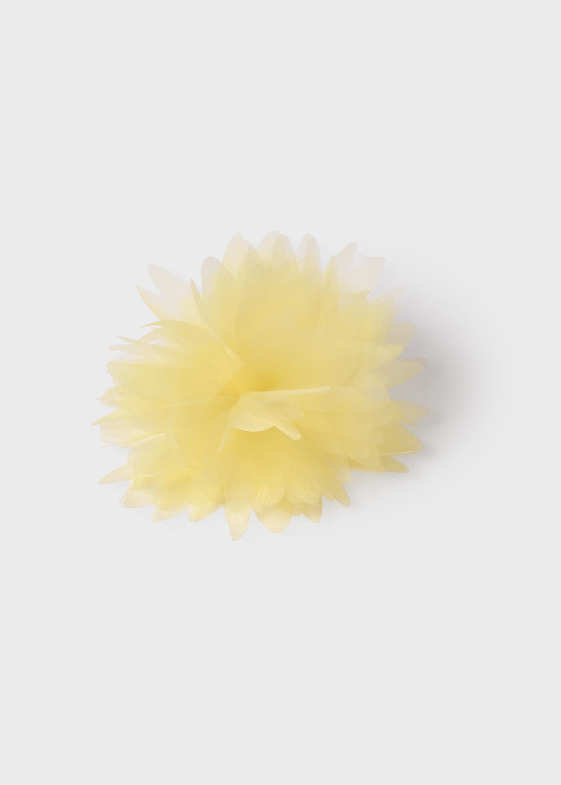Pince à fleurs en organza pour fille