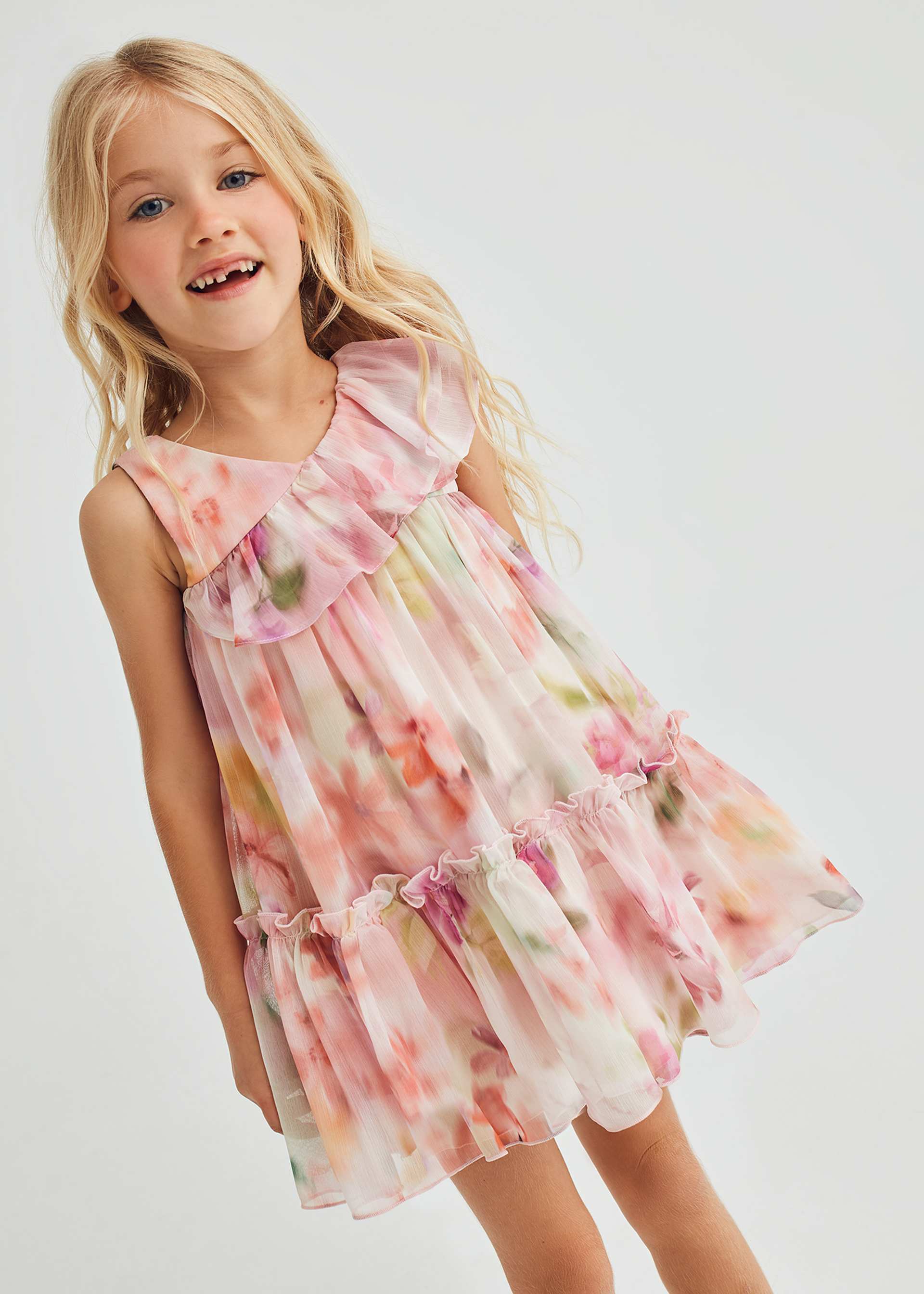 Girl chiffon bambula dress