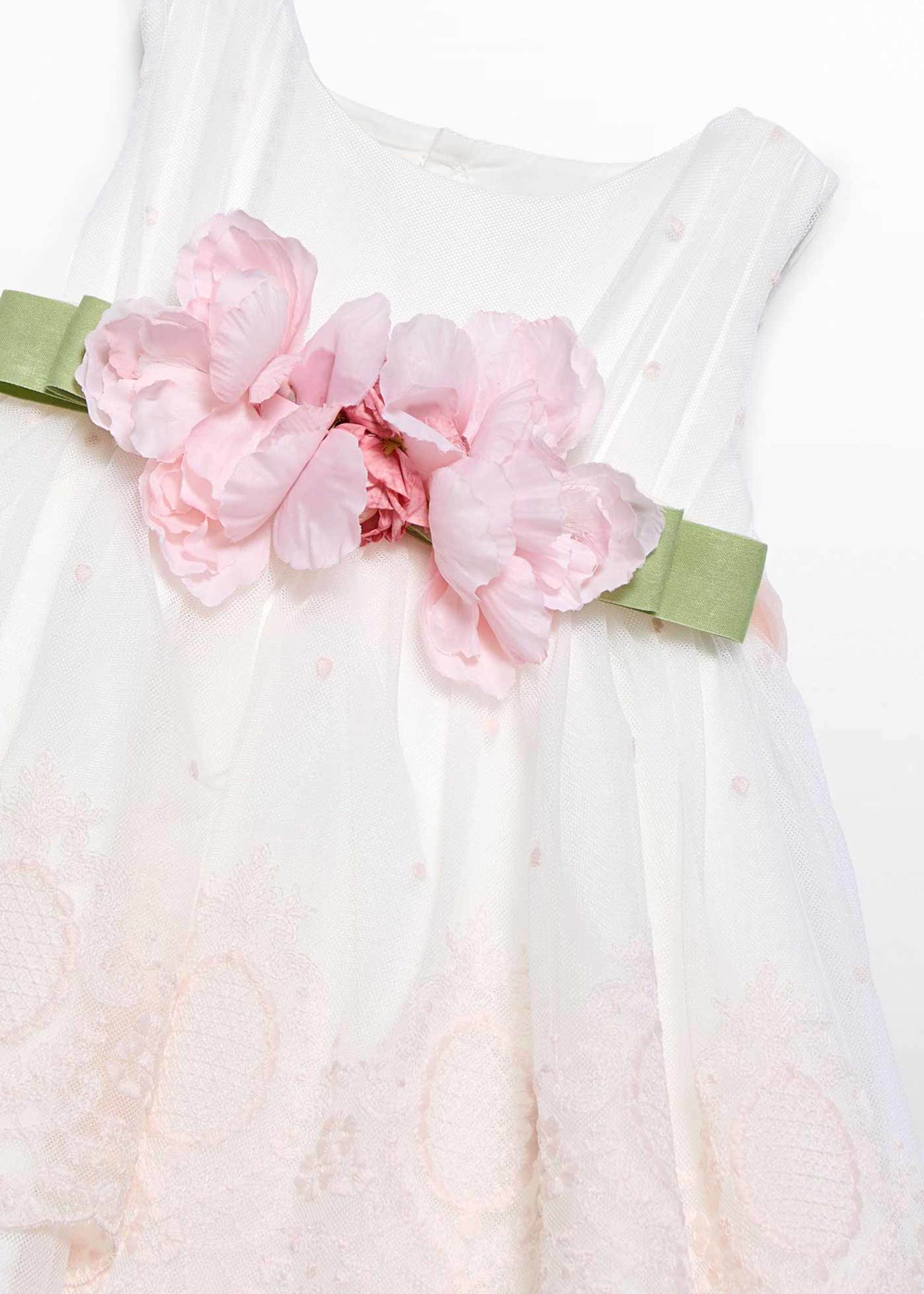Baby embroidered tulle dress