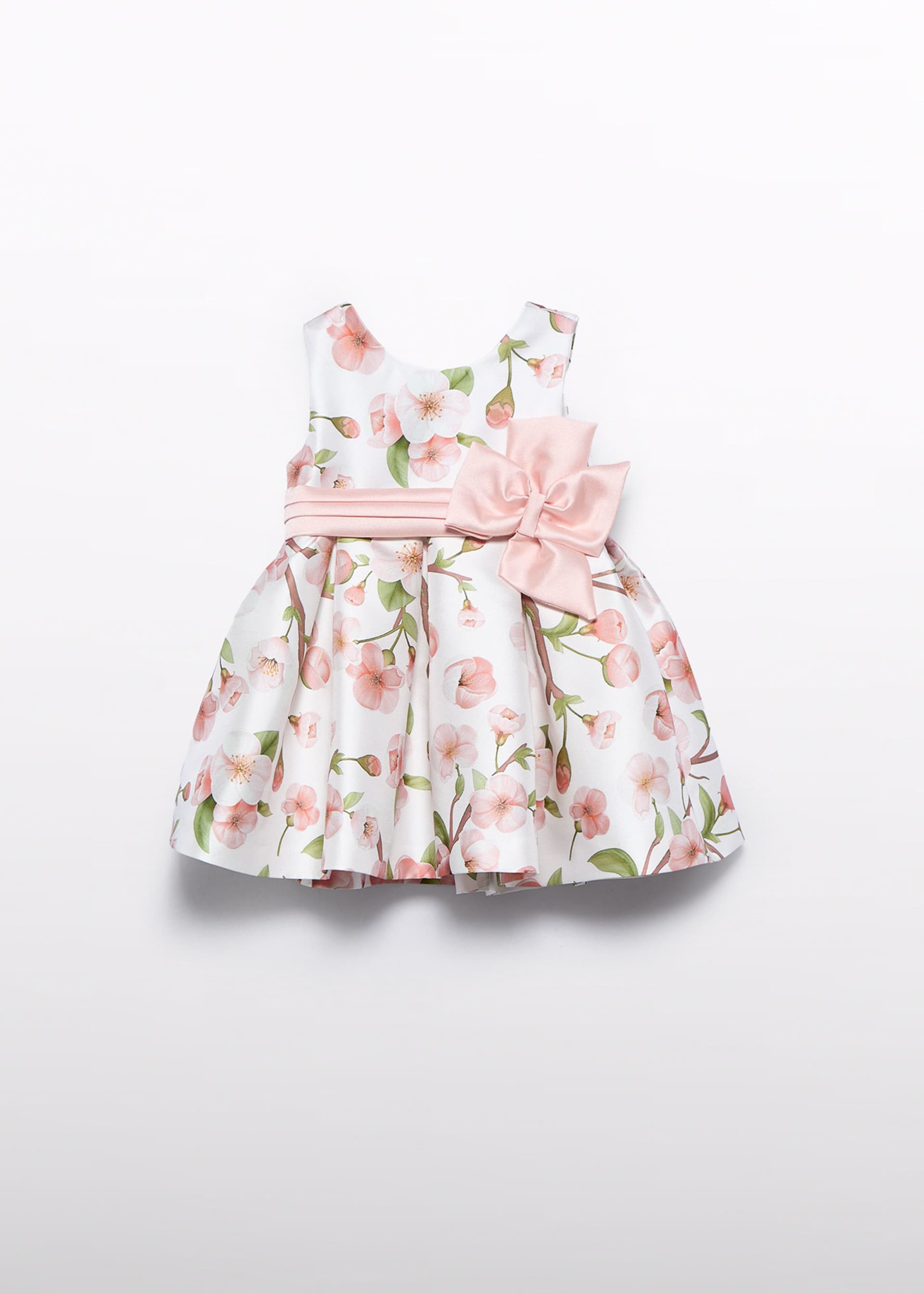 Vestido mikado floral bebé