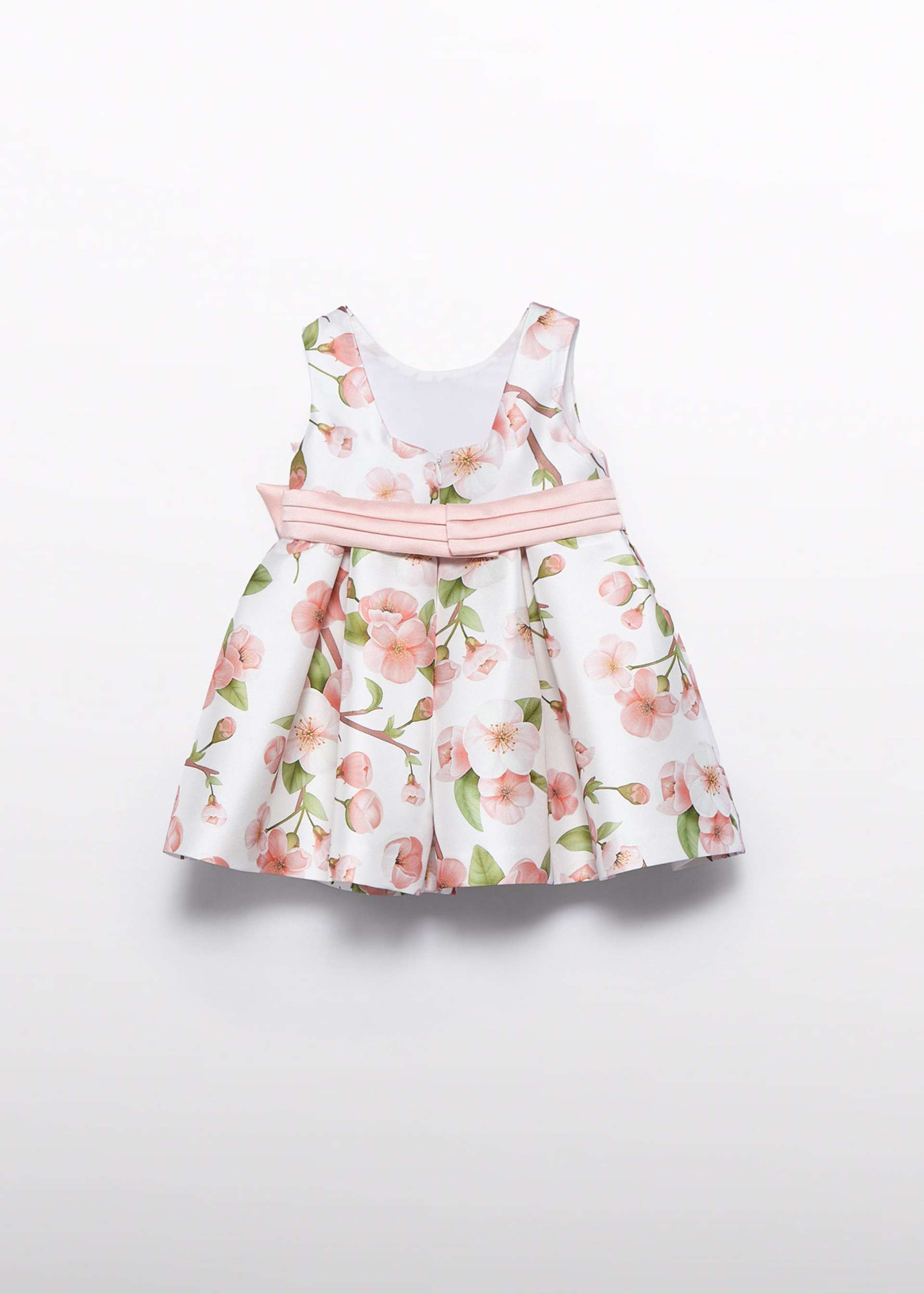 Vestido mikado floral bebé