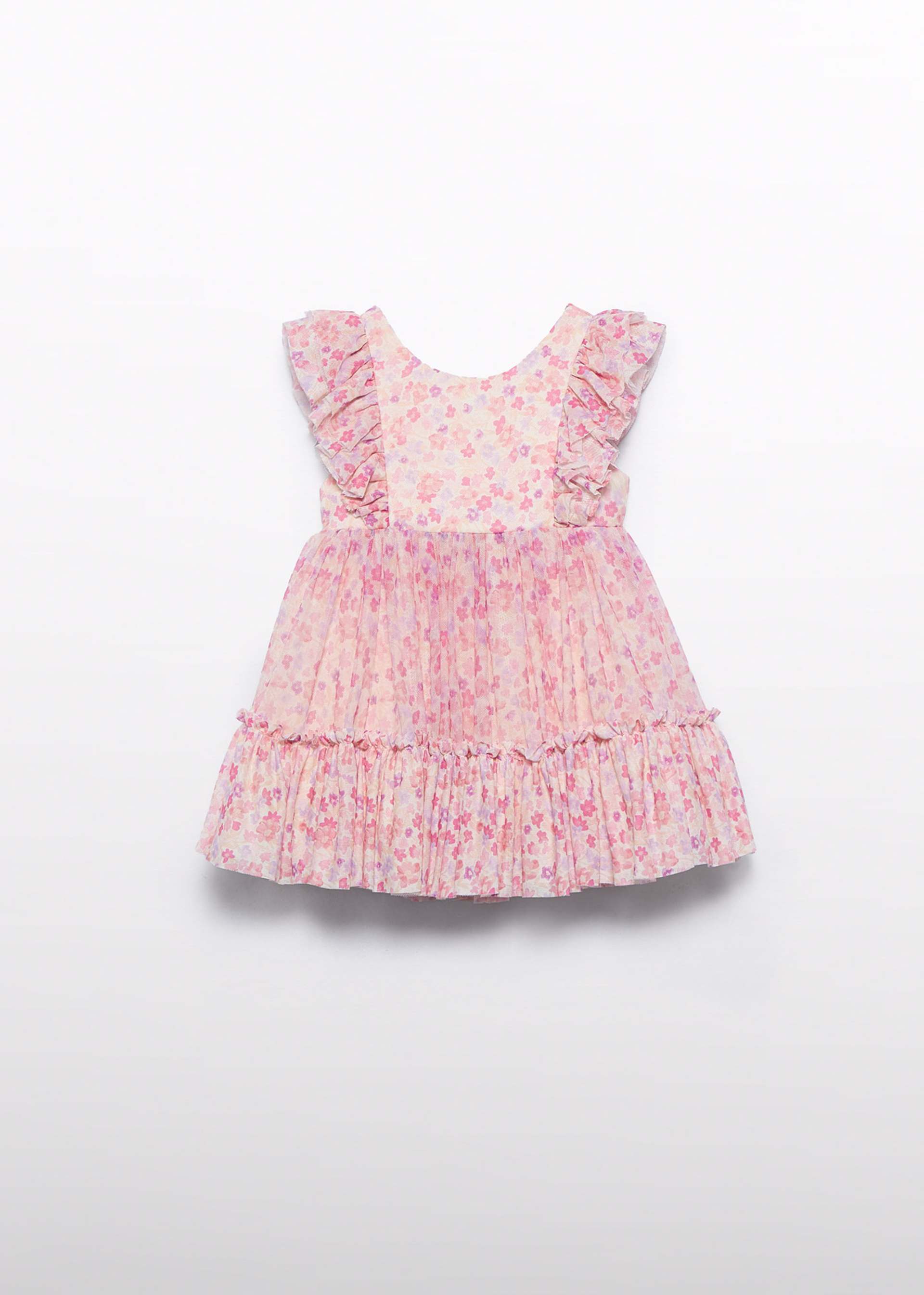 Abito tulle stampato neonata