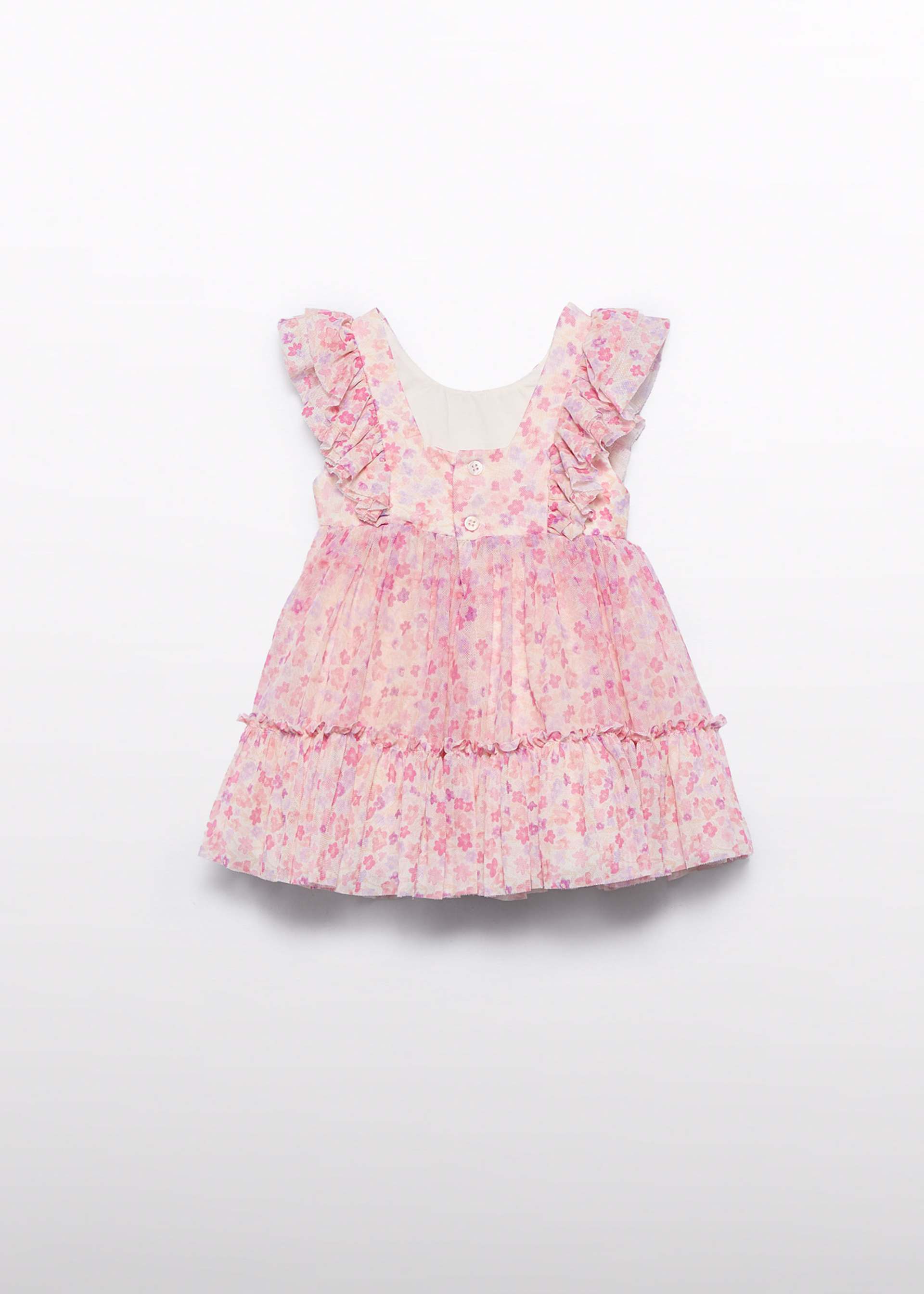 Abito tulle stampato neonata