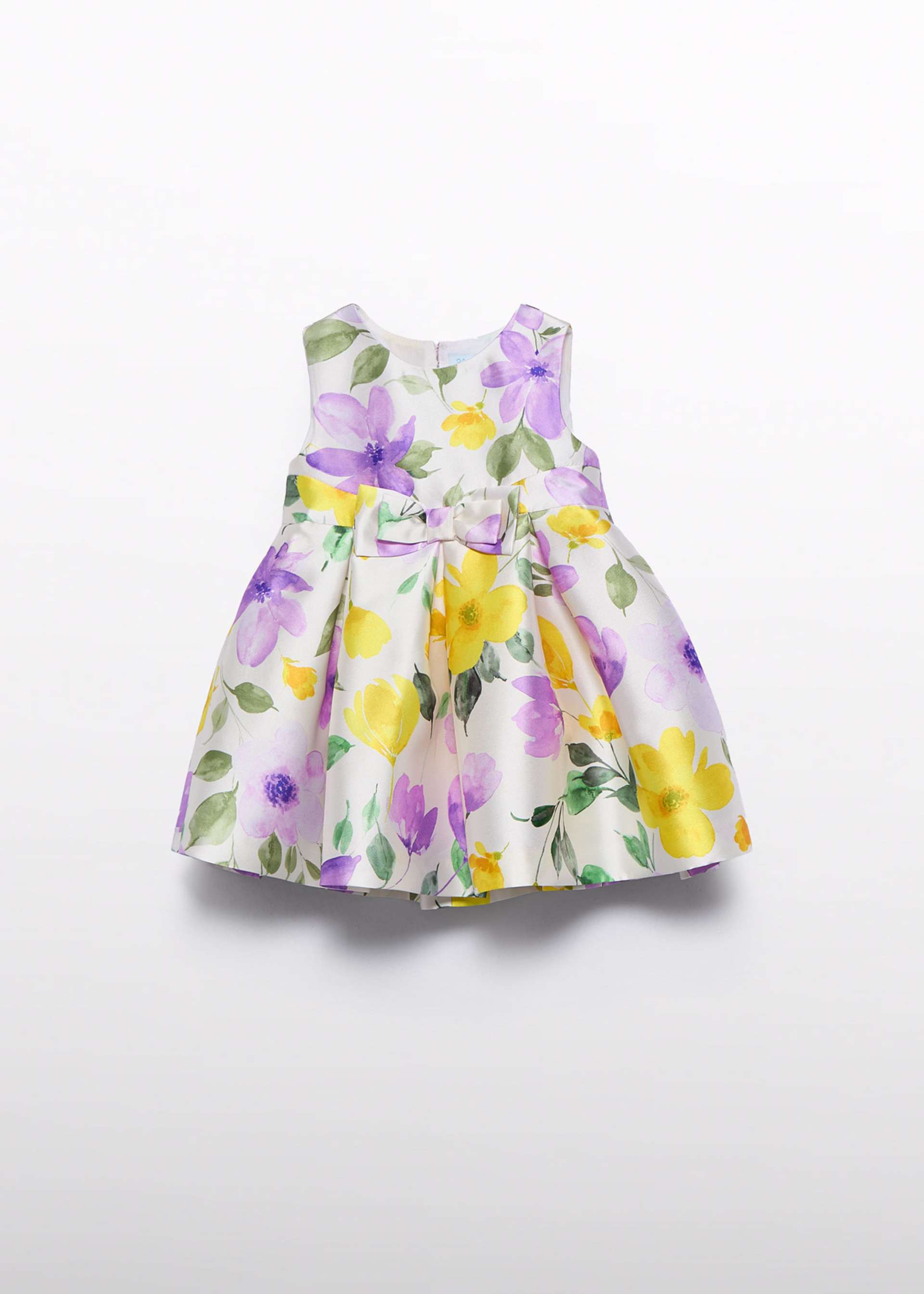Vestido mikado estampado bebé