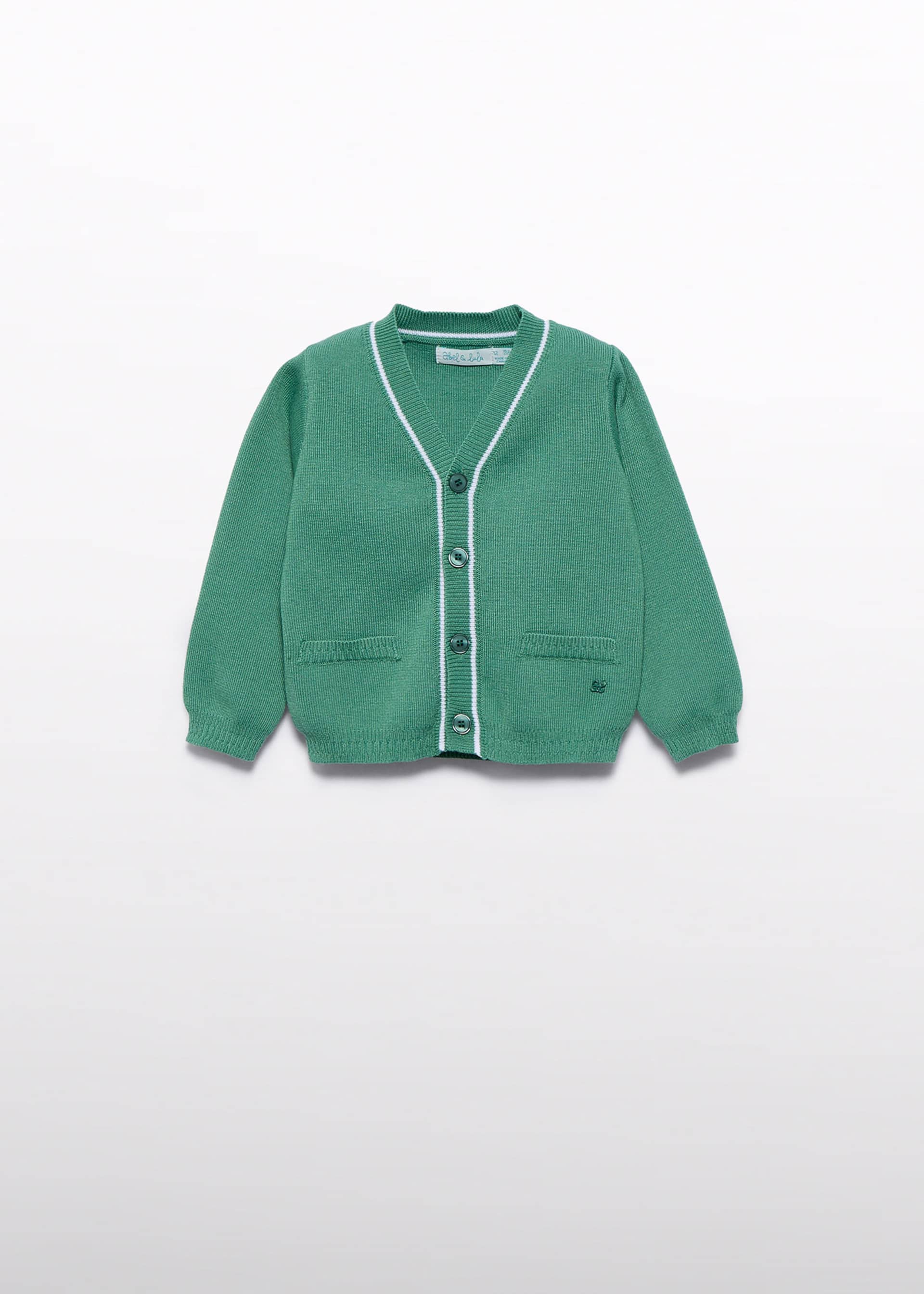 Baby tricot v-neck cardigan