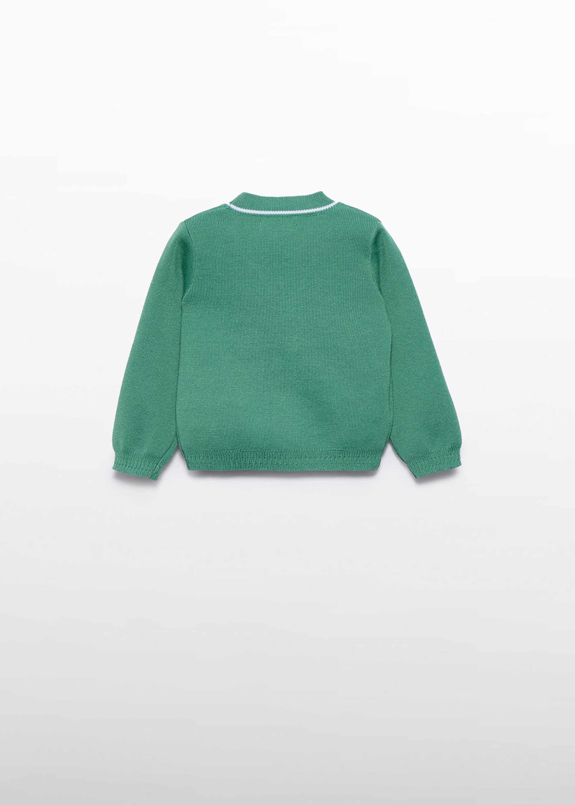 Cardigan tricot scollo a V neonato