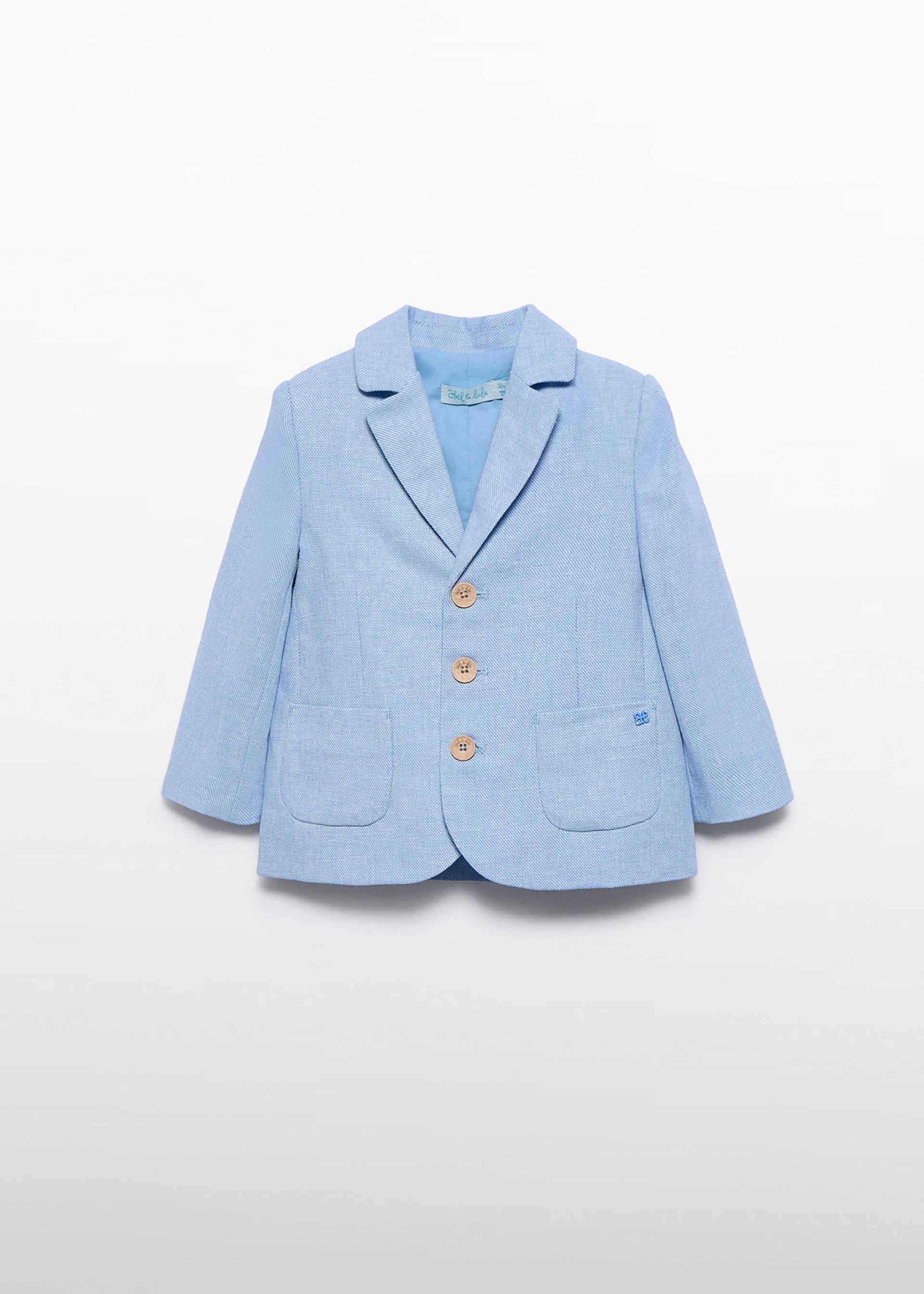 Baby linen blazer