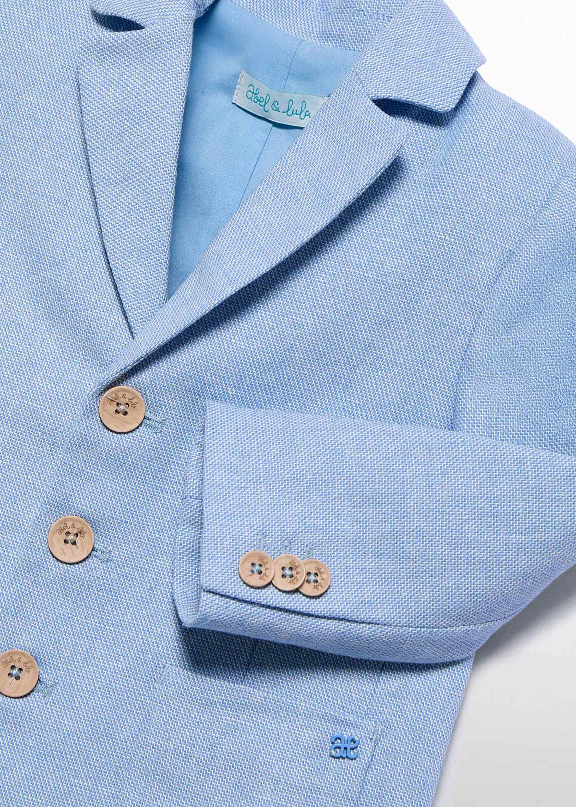 Baby linen blazer