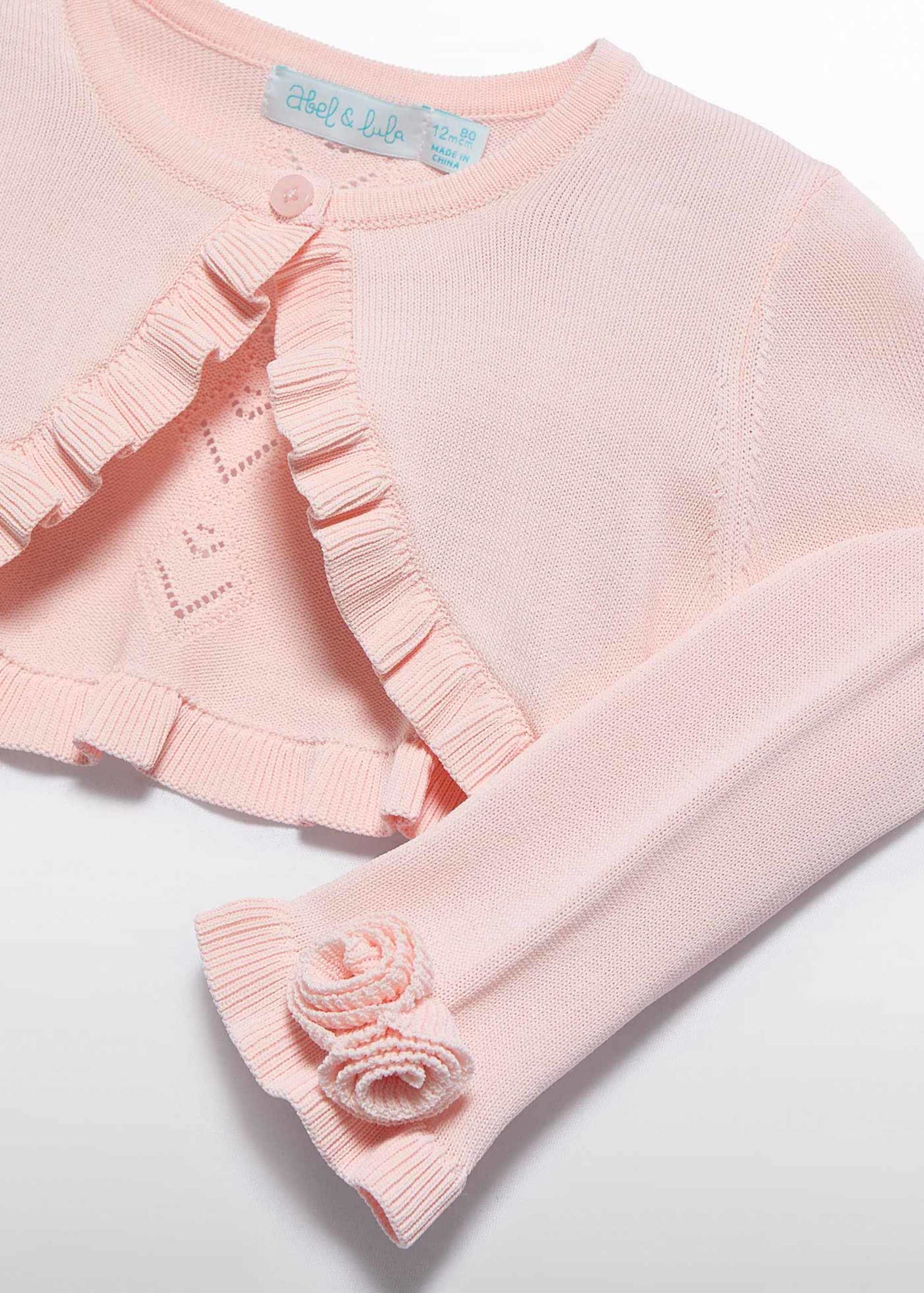 Rebeca tricot calado bebé