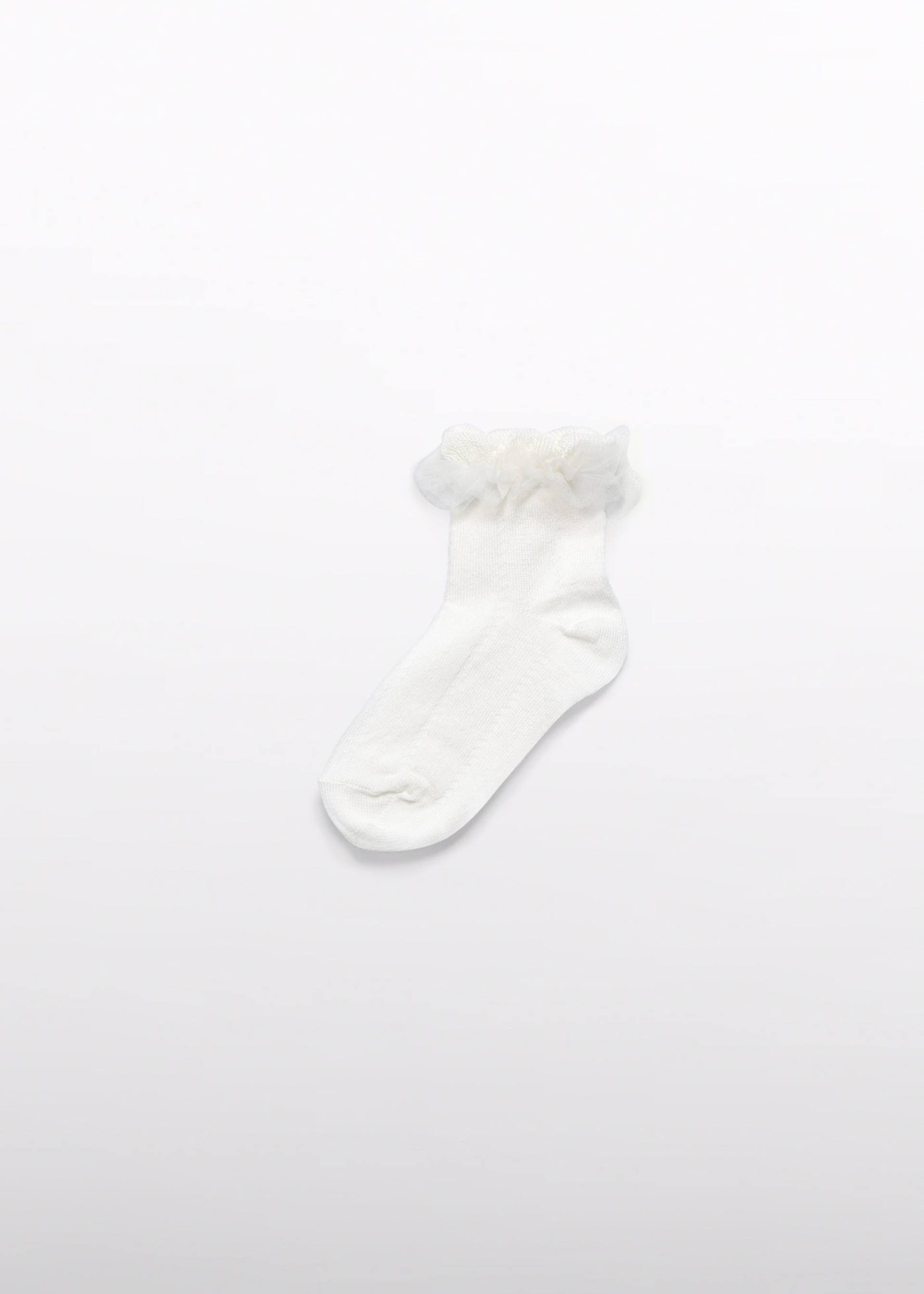 Tulle ruffle socks for girls