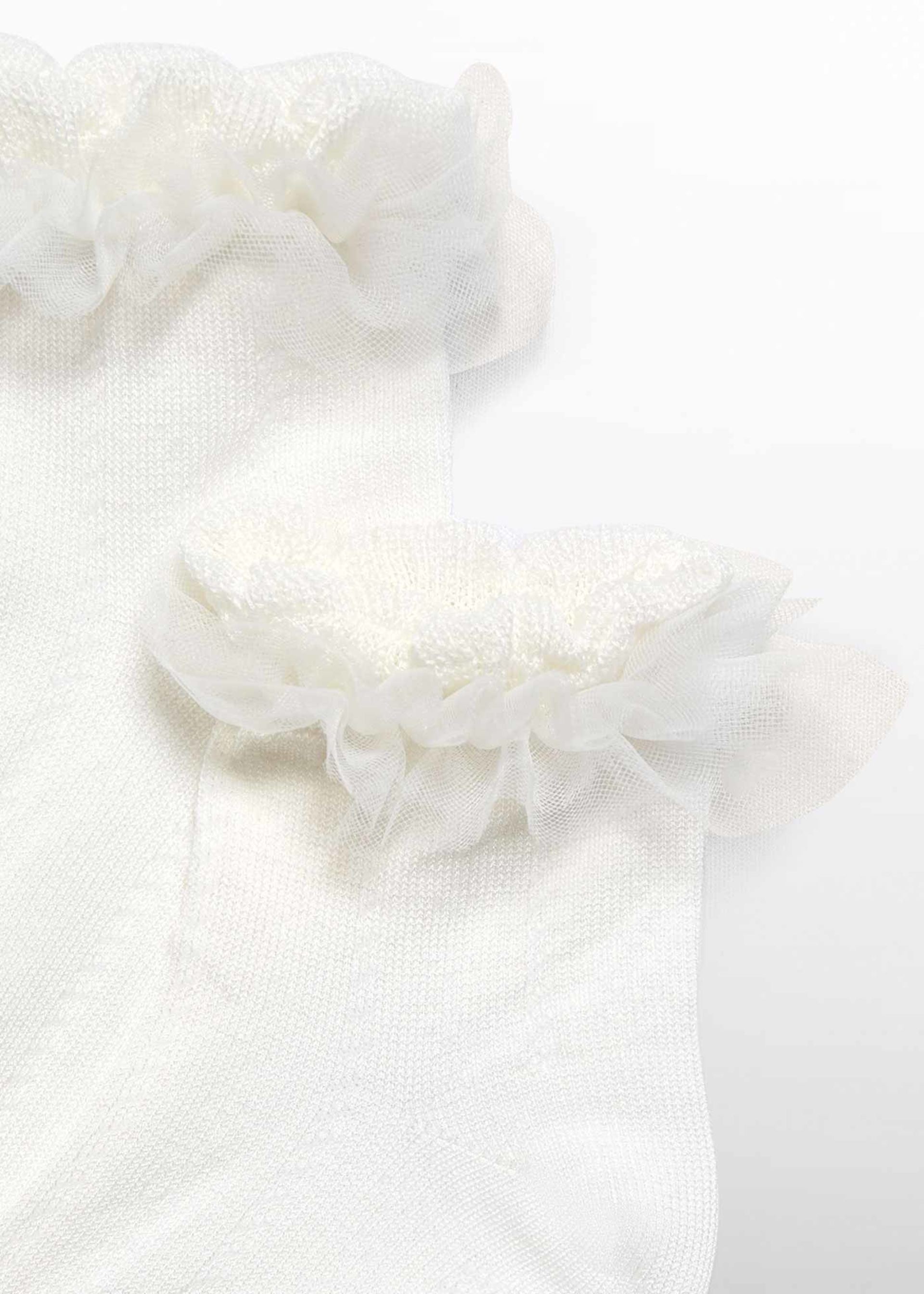 Chaussettes à volants en tulle fille