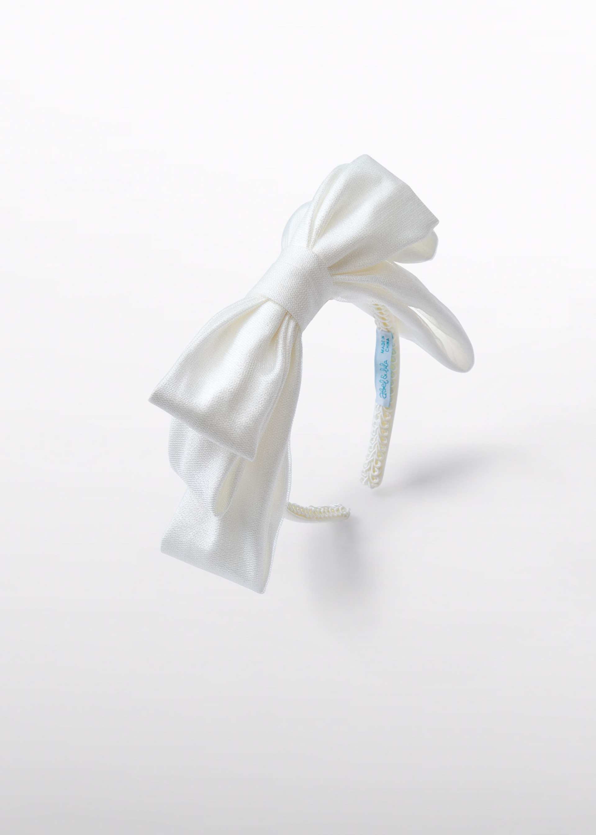 Opaska dziewczęca z maksi kokardą