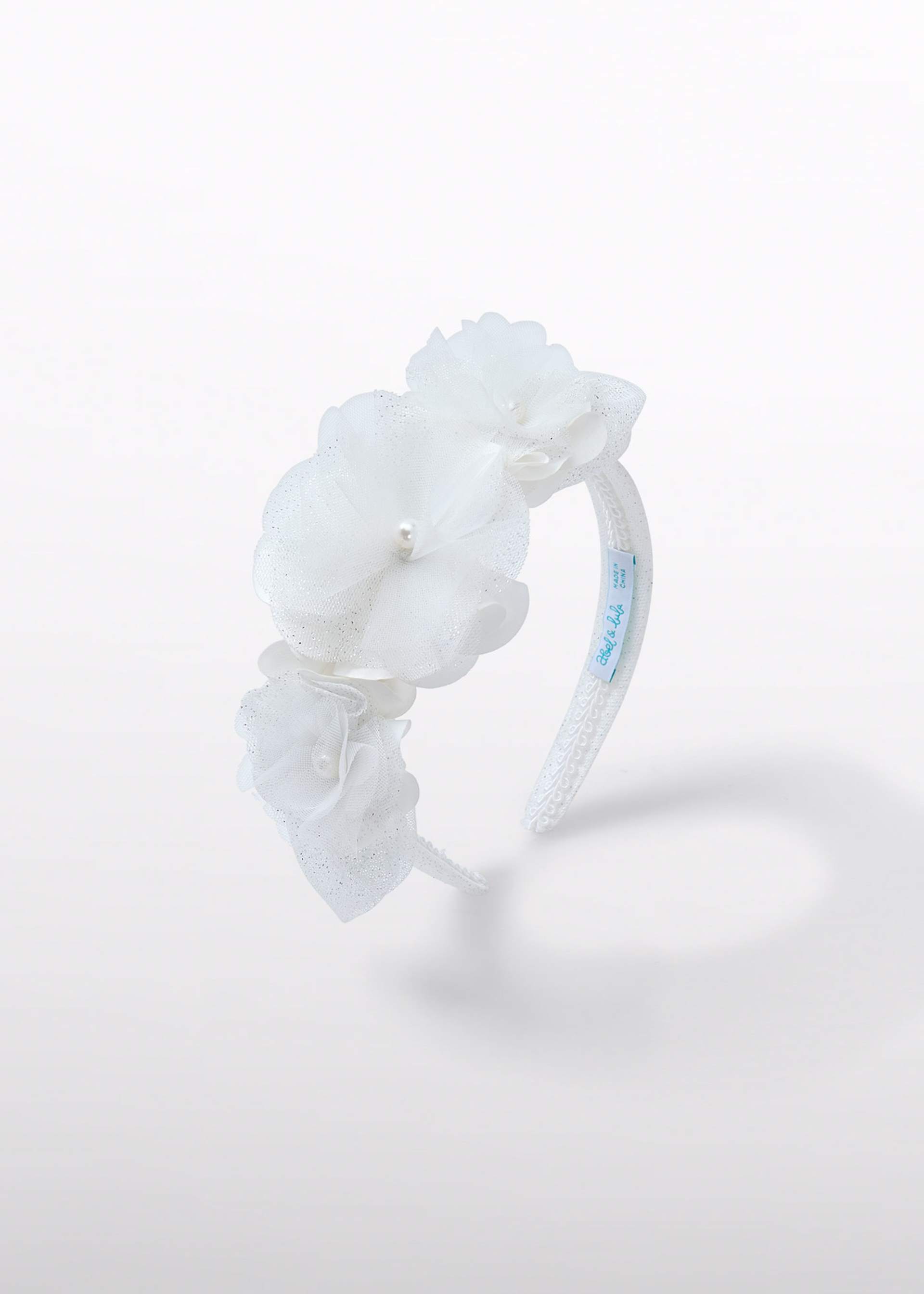 Cerchietto fiori combined bambina