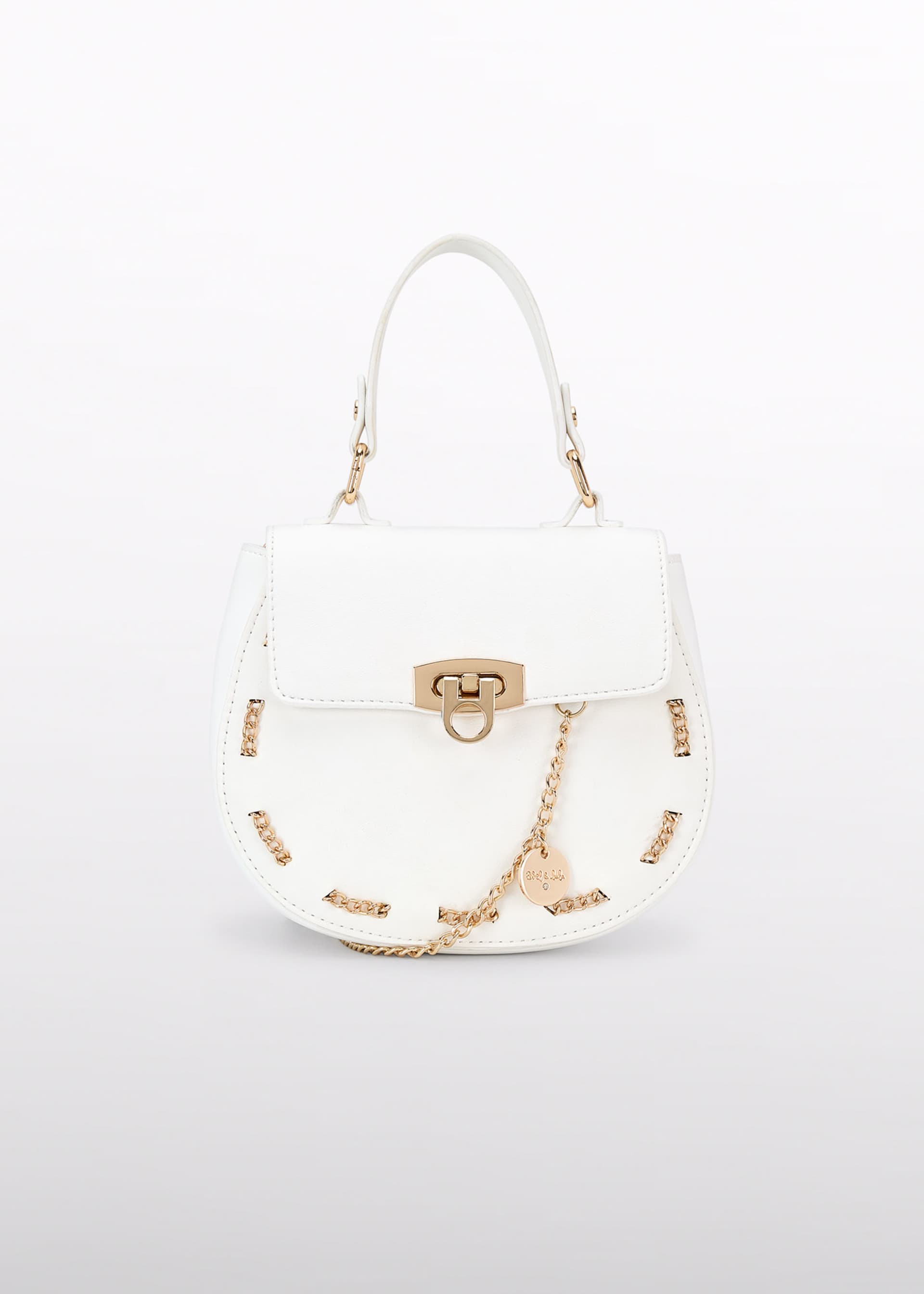 Bolsa detalhe correntes menina