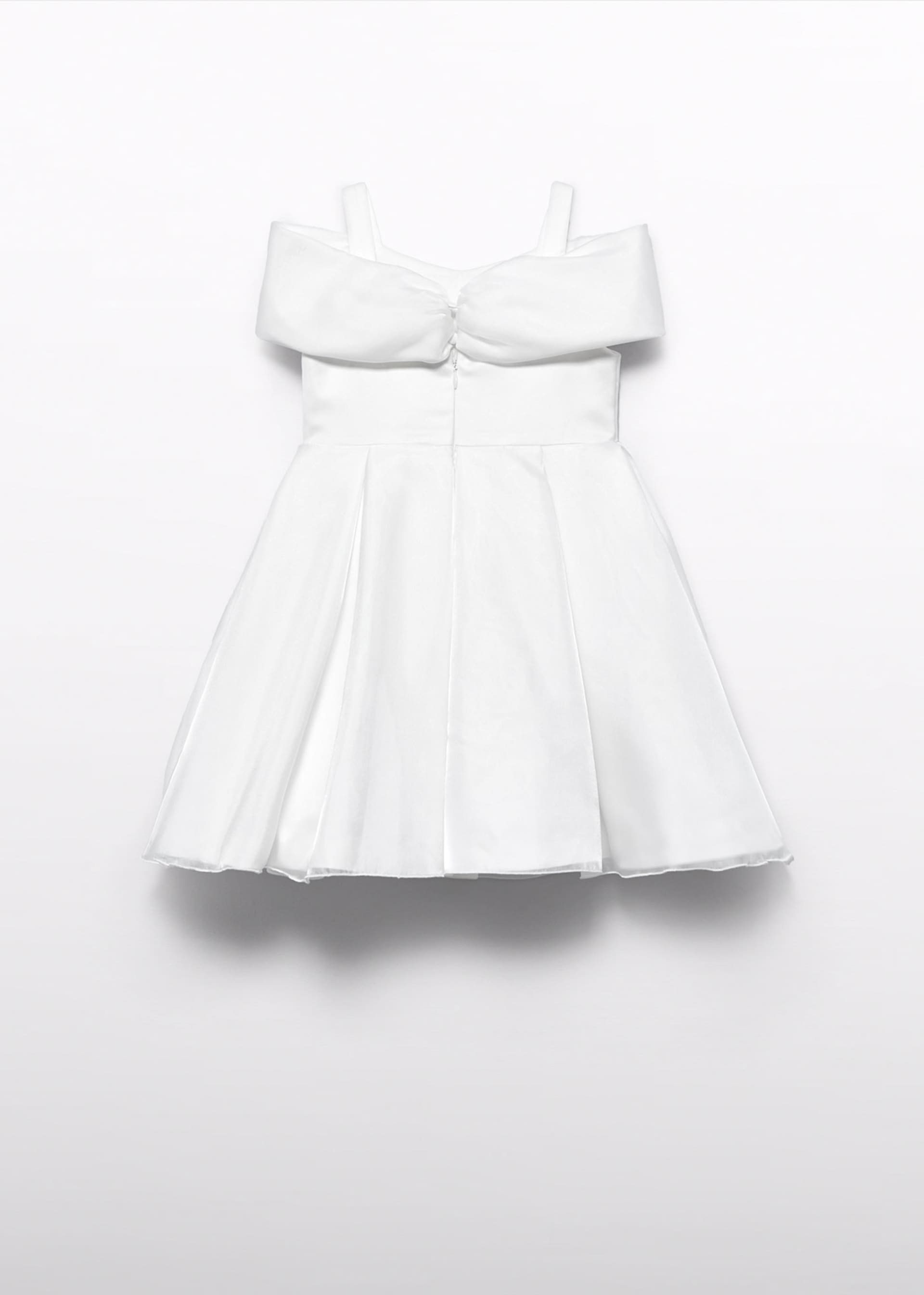 Vestido laço organza menina