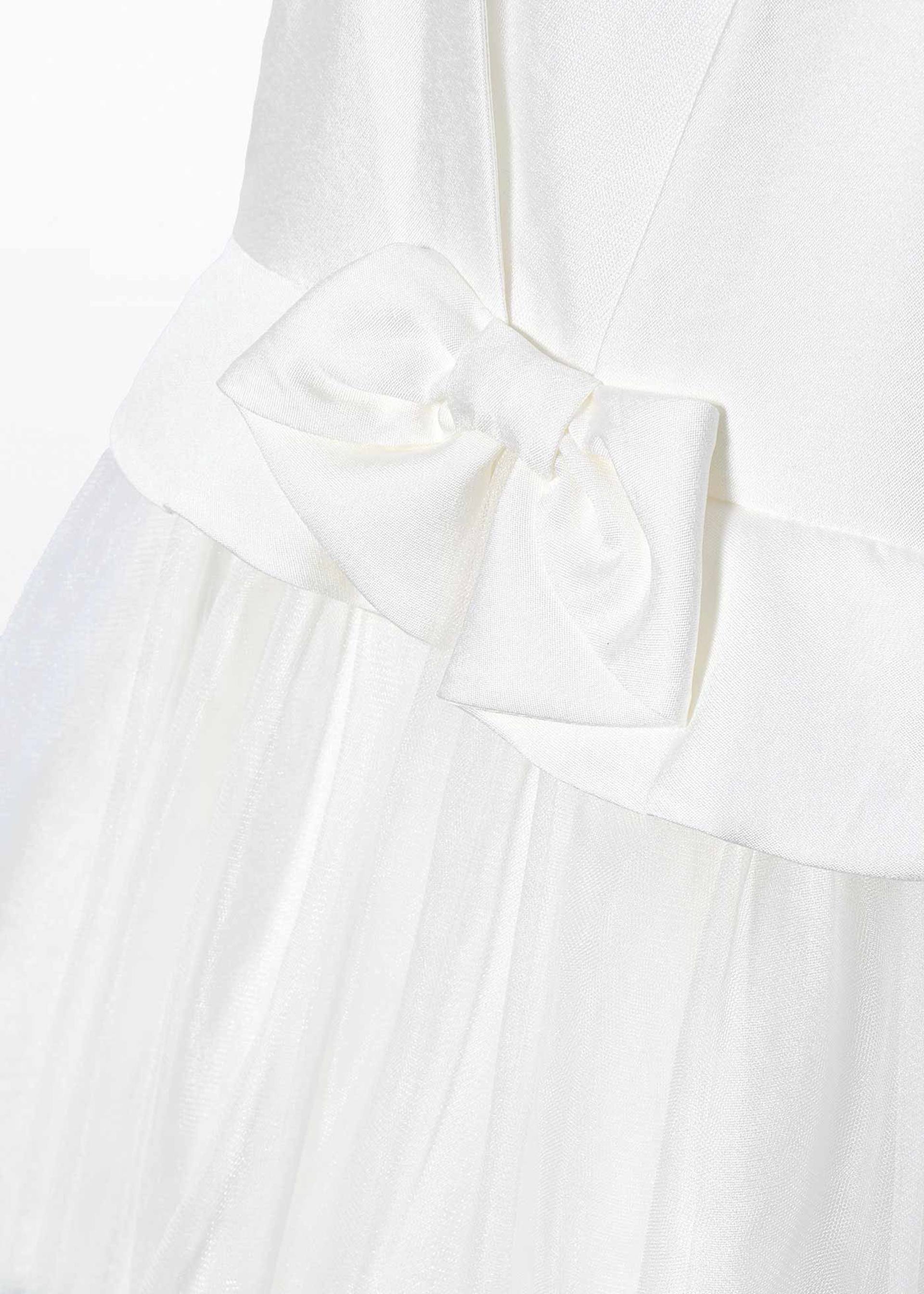 Girl combined bow dress