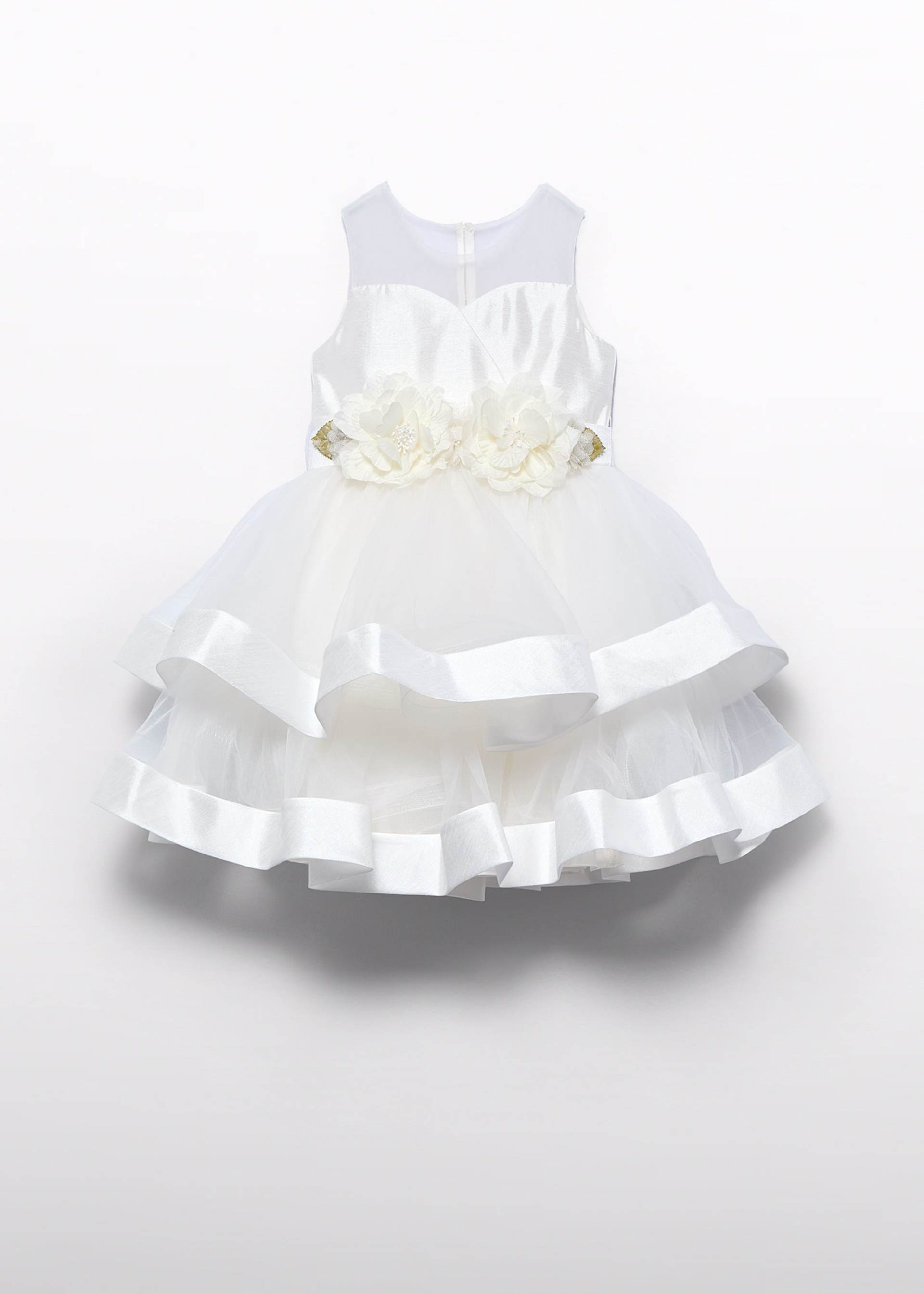 Vestido tul combinado niña