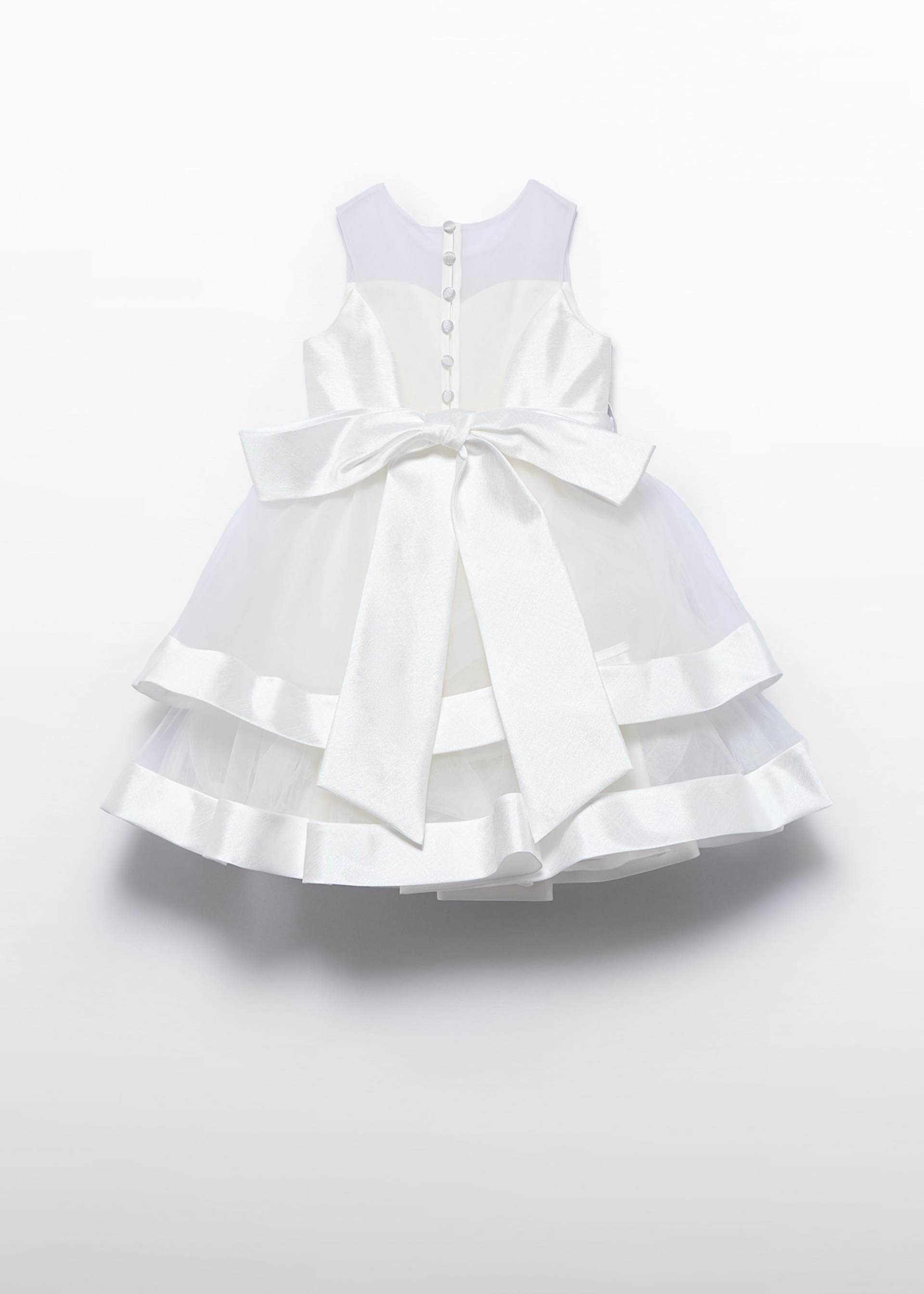 Vestido tule combinado menina