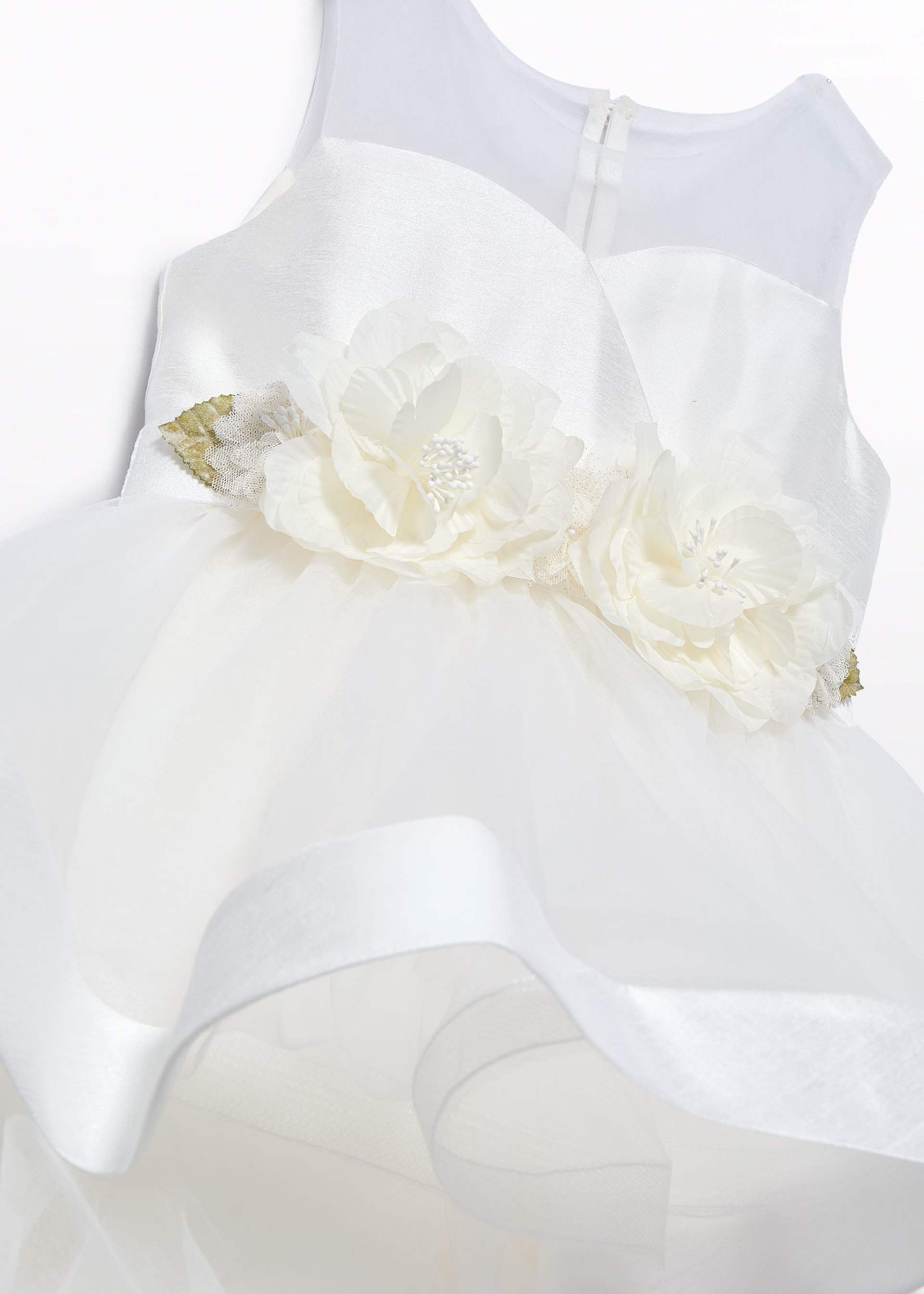 Vestido tule combinado menina